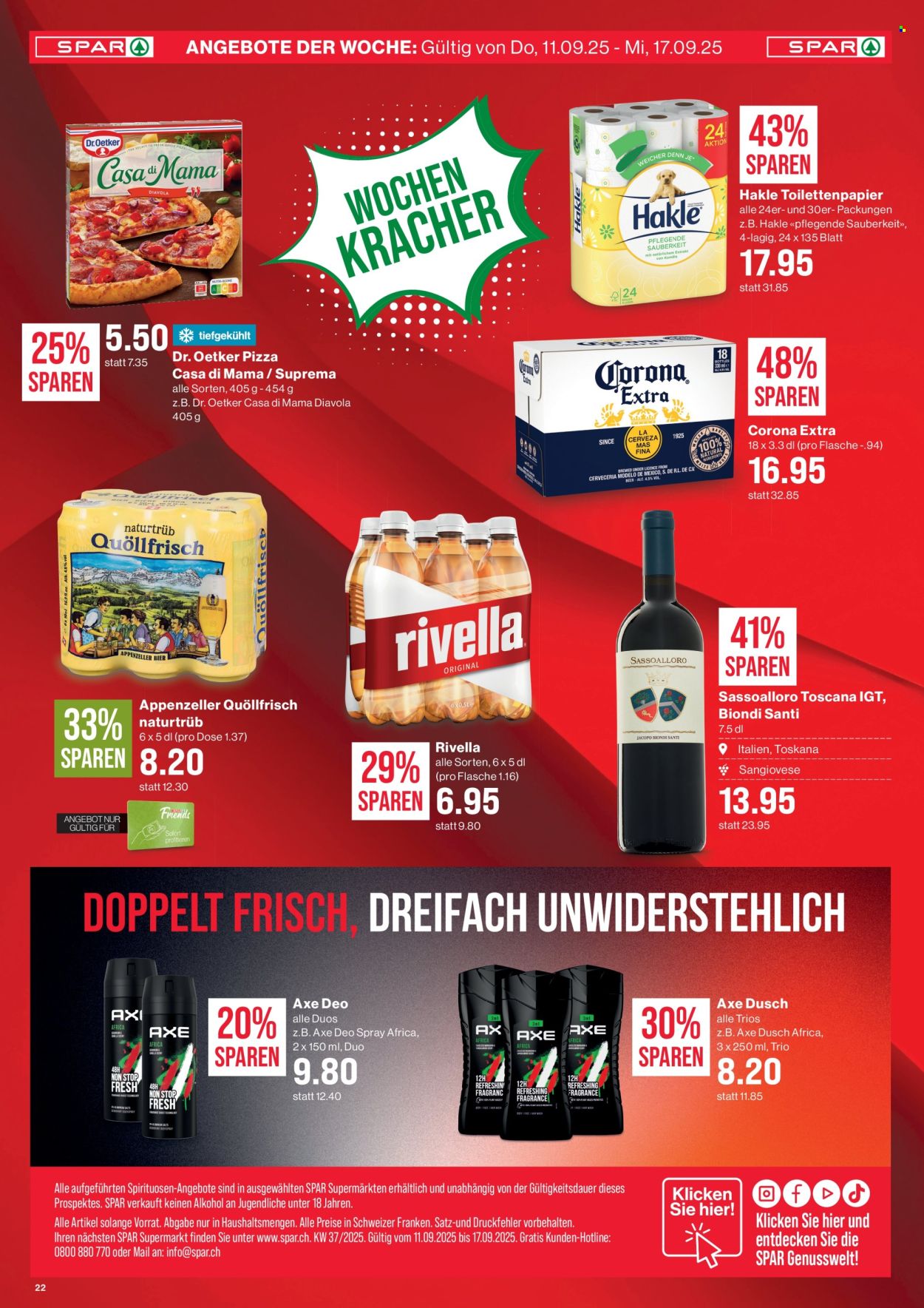 Volantino SPAR - 11.9.2025 - 17.9.2025. Pagina 22. Pagina 22