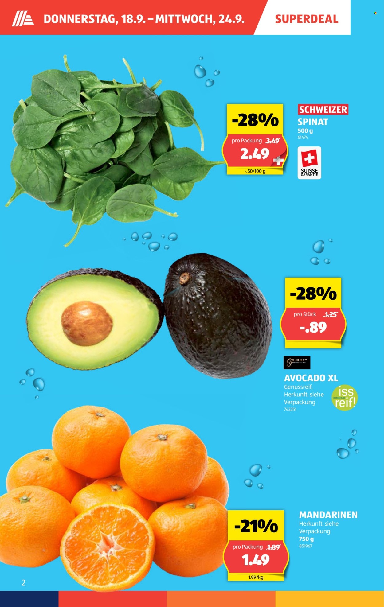 Volantino Aldi - 18.9.2025 - 24.9.2025. Pagina 2. Pagina 2