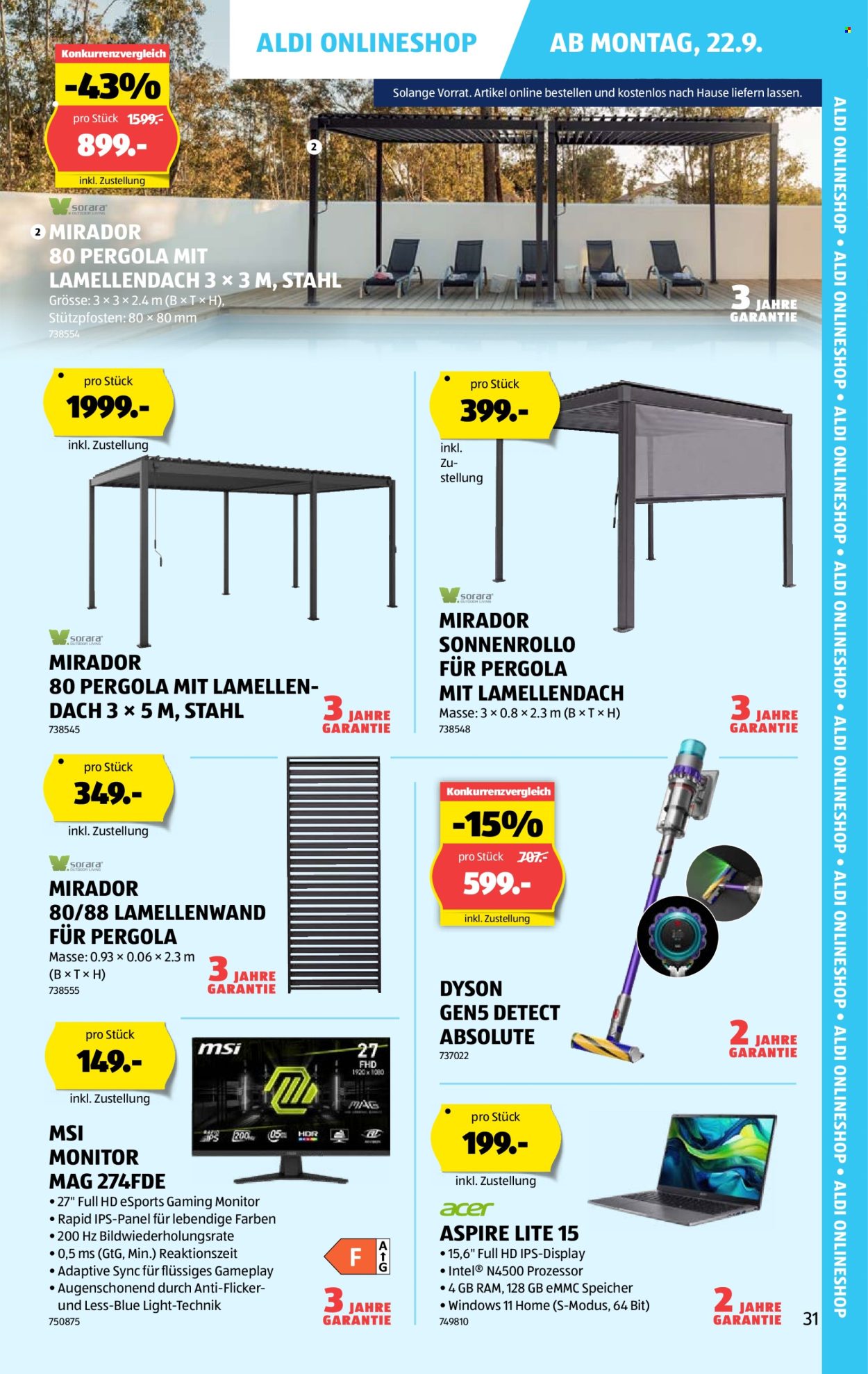 Volantino Aldi - 18.9.2025 - 24.9.2025. Pagina 31. Pagina 31