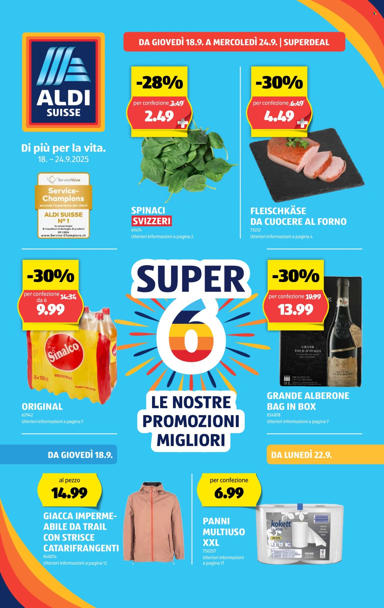 Volantino Aldi - 18.9.2025 - 24.9.2025. Pagina 1. Pagina 1