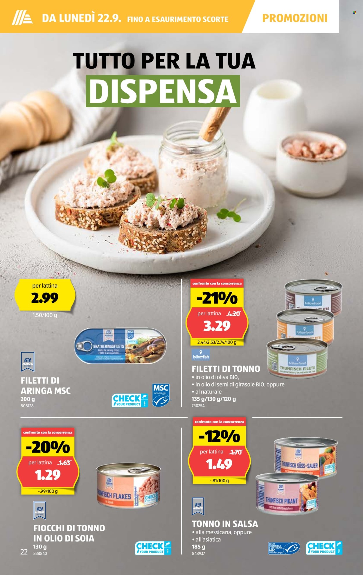 Volantino Aldi - 18.9.2025 - 24.9.2025. Pagina 22. Pagina 22