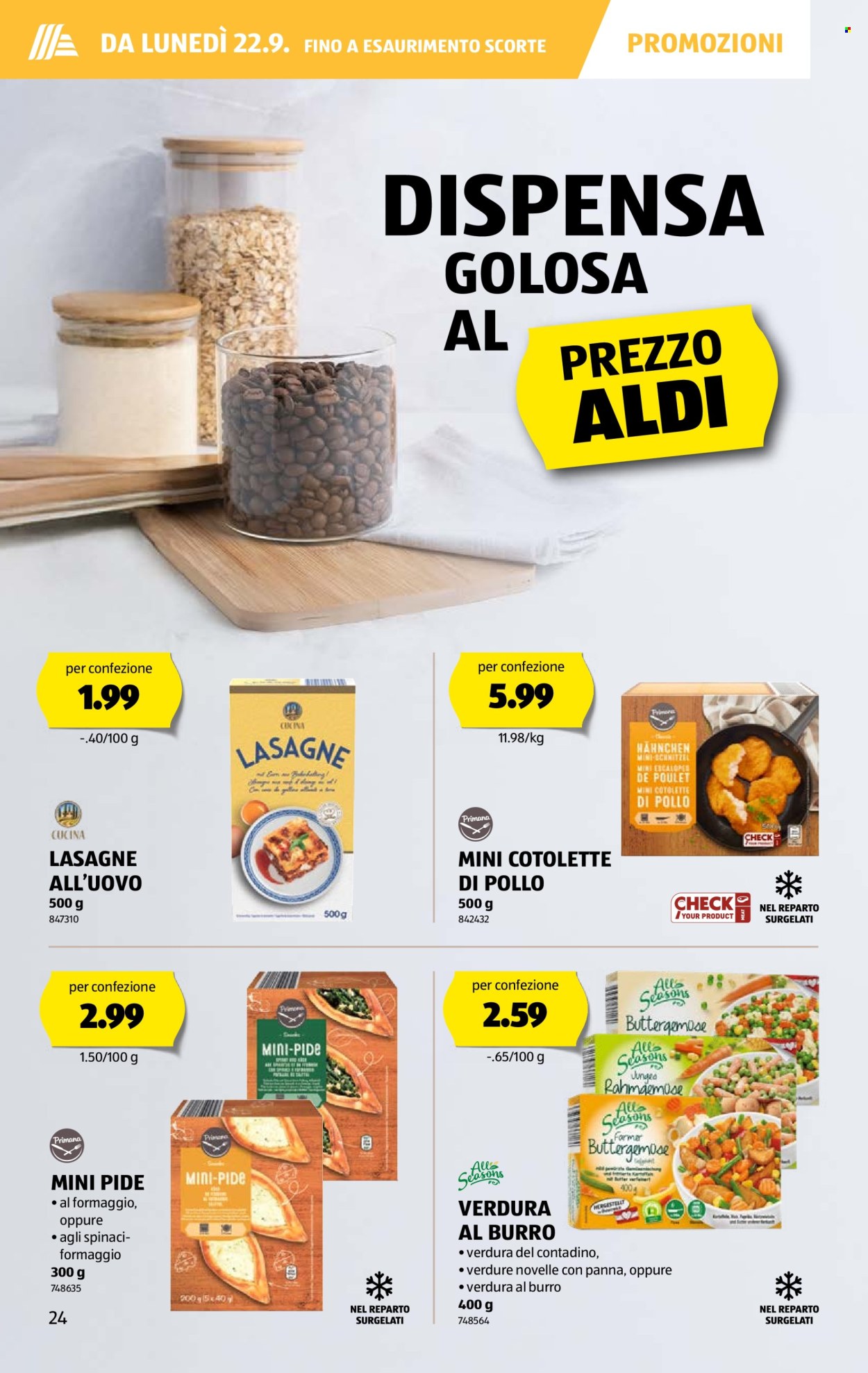Volantino Aldi - 18.9.2025 - 24.9.2025. Pagina 24. Pagina 24