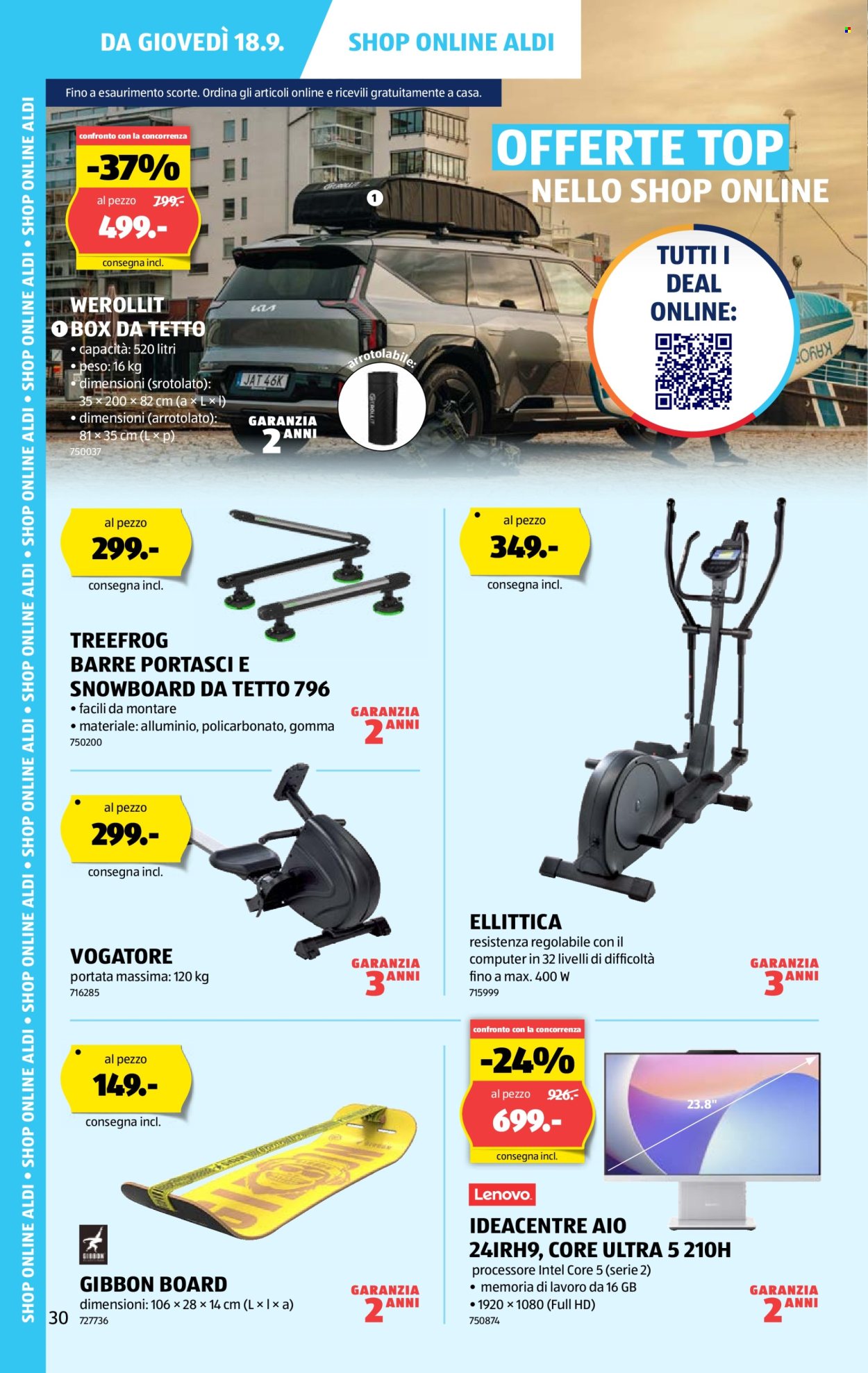 Volantino Aldi - 18.9.2025 - 24.9.2025. Pagina 30. Pagina 30