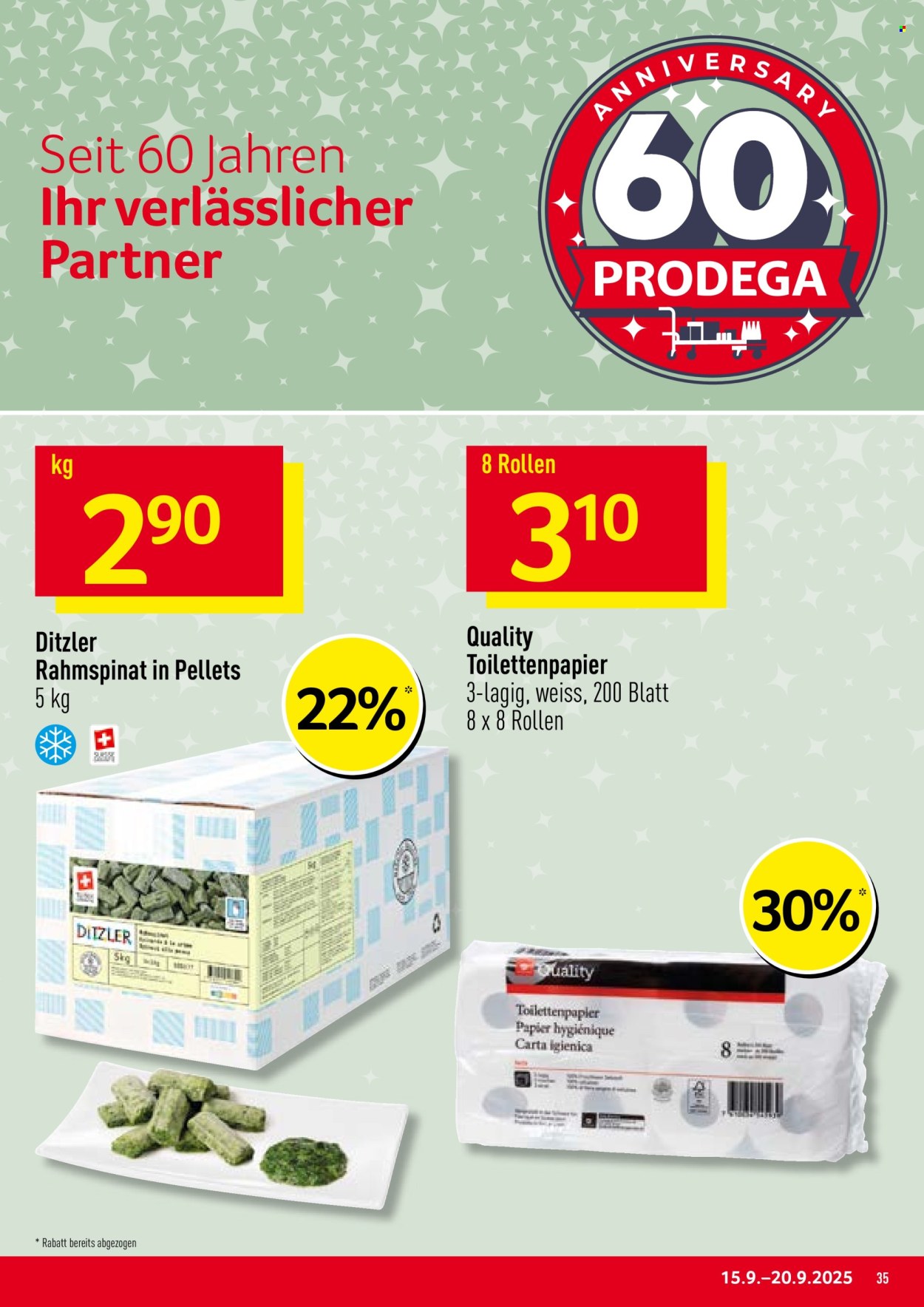 Volantino Prodega - 15.9.2025 - 20.9.2025. Pagina 35. Pagina 35
