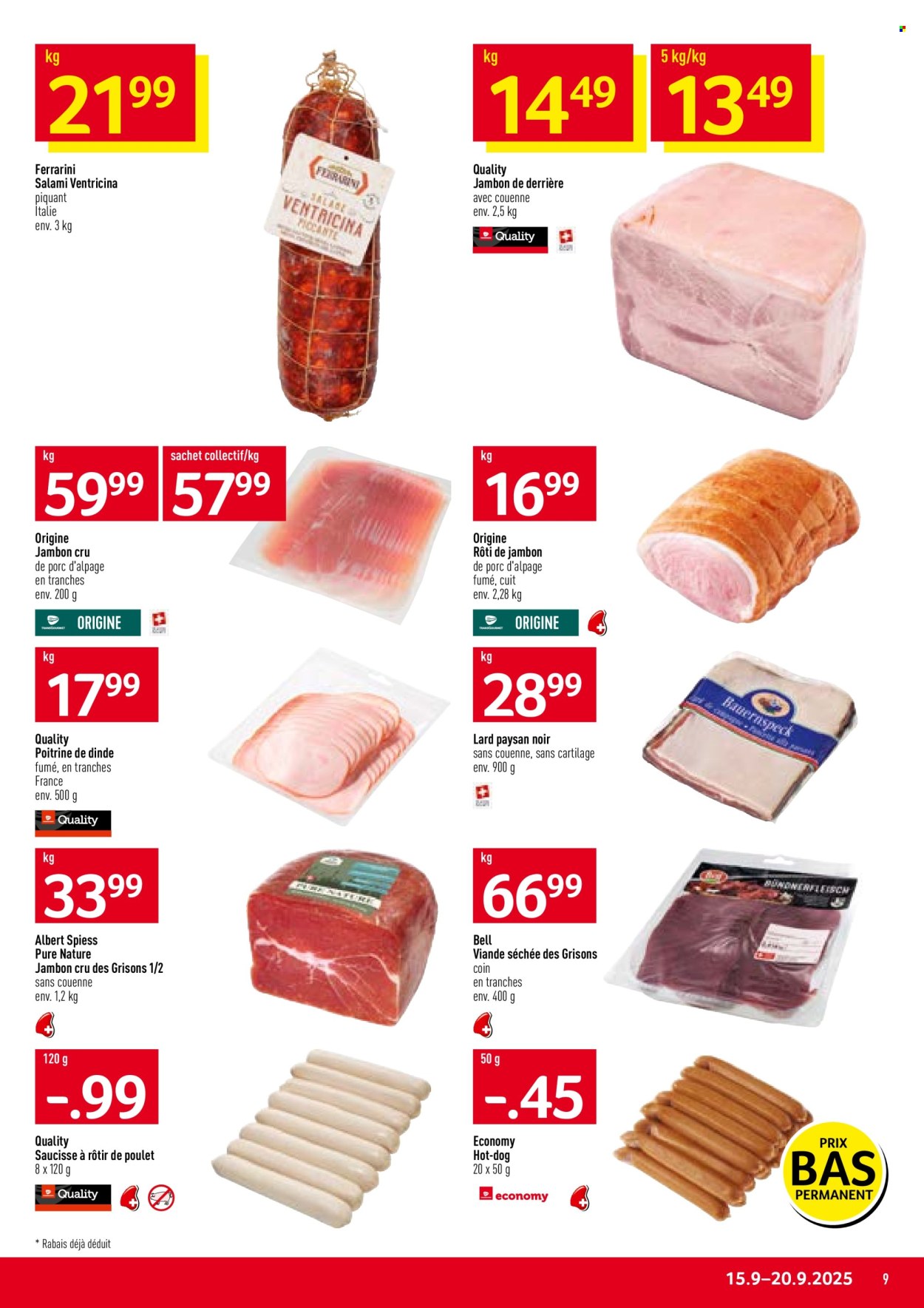 Volantino Prodega - 15.9.2025 - 20.9.2025. Pagina 9. Pagina 9