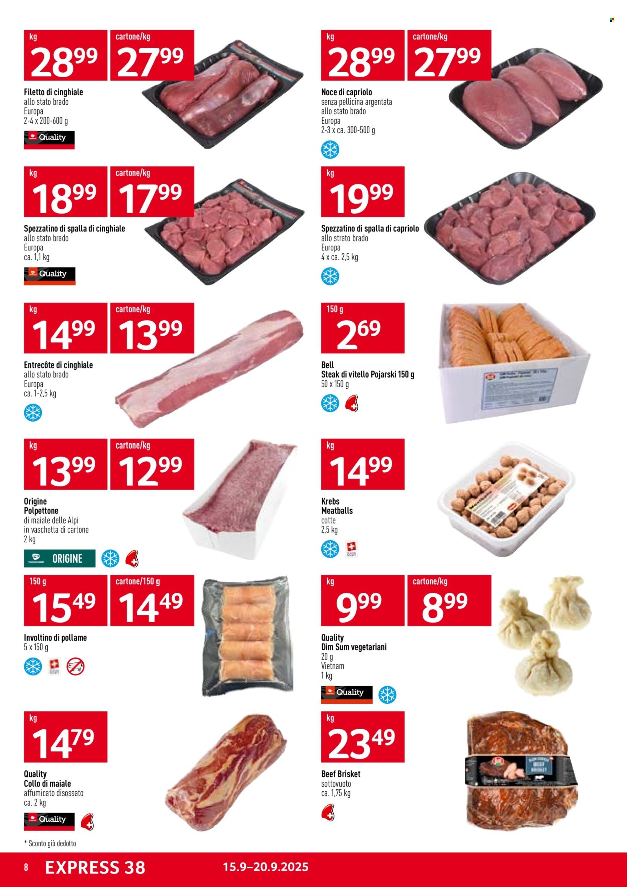Volantino Prodega - 15.9.2025 - 20.9.2025. Pagina 8. Pagina 8