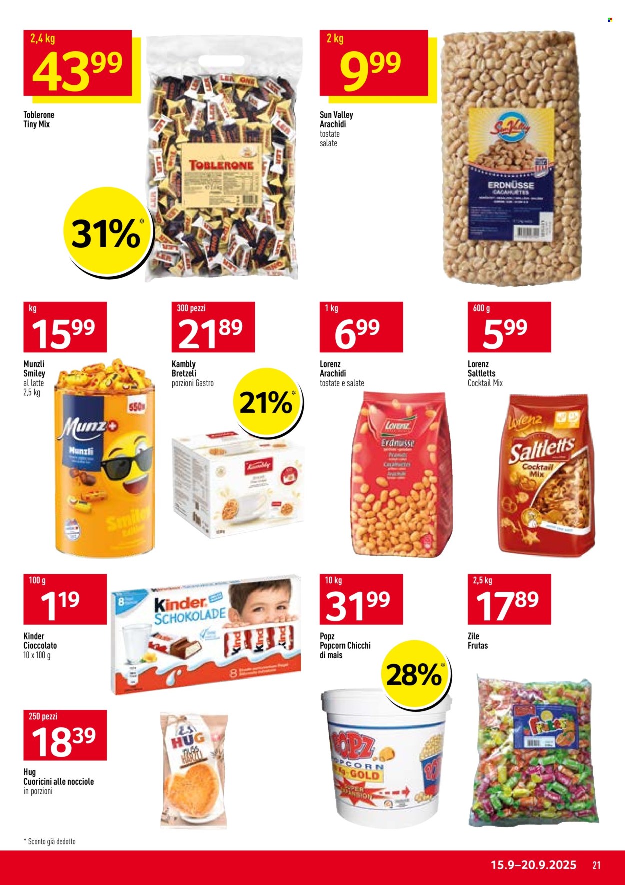 Volantino Prodega - 15.9.2025 - 20.9.2025. Pagina 21. Pagina 21
