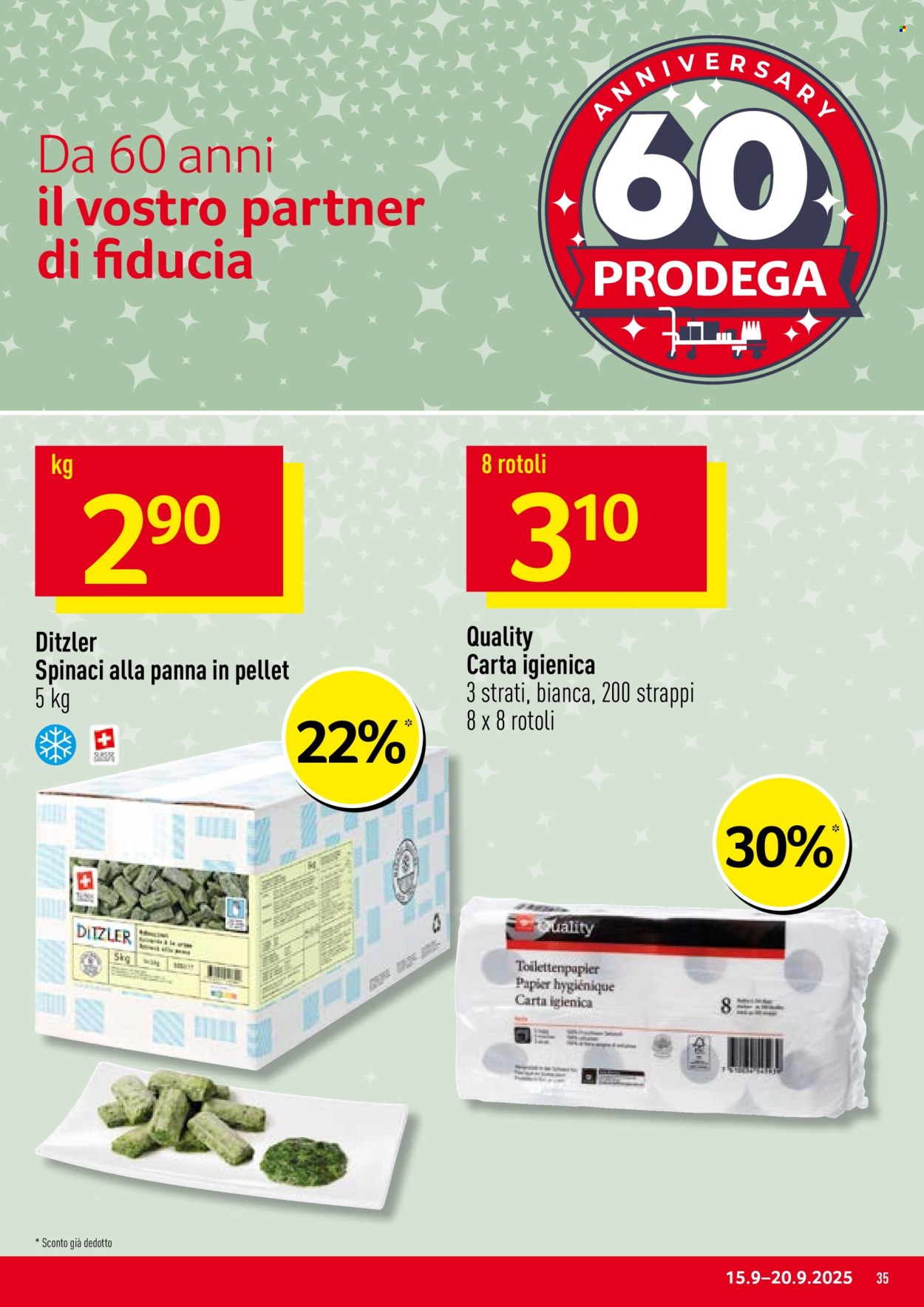 Volantino Prodega - 15.9.2025 - 20.9.2025. Pagina 35. Pagina 35