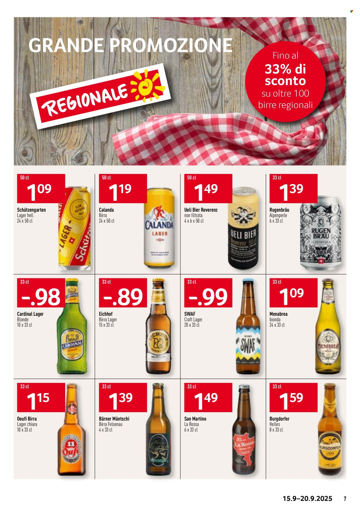 Volantino Prodega - 15.9.2025 - 20.9.2025. Pagina 7. Pagina 7
