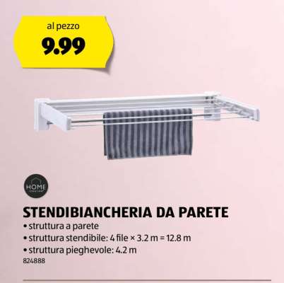 STENDIBIANCHERIA DA PARETE
