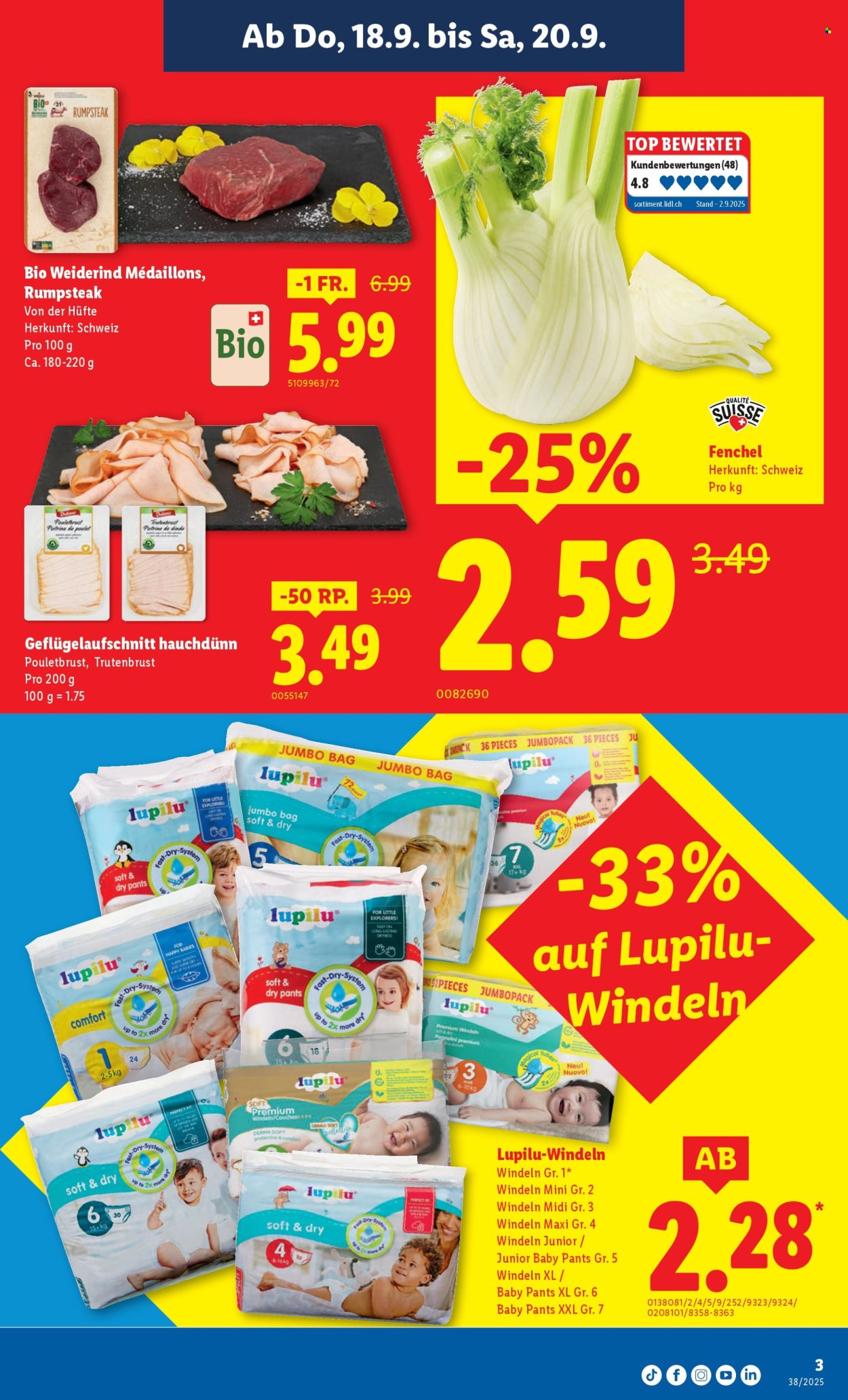 Volantino Lidl - 18.9.2025 - 24.9.2025. Pagina 3. Pagina 3