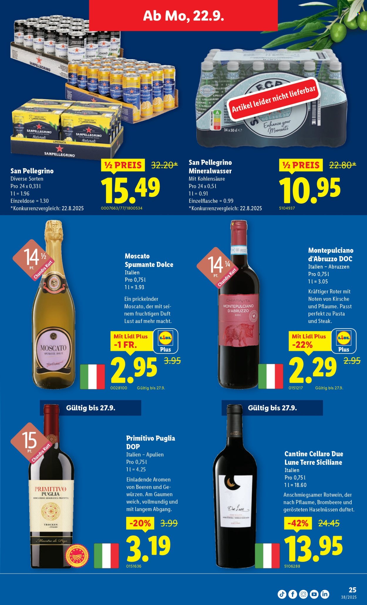 Volantino Lidl - 18.9.2025 - 24.9.2025. Pagina 25. Pagina 25