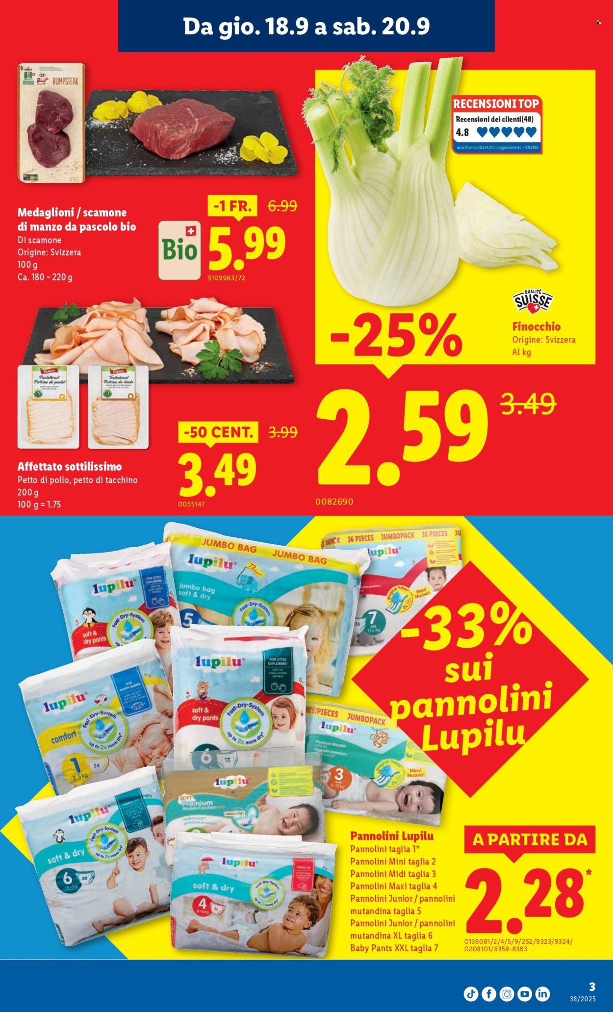 Volantino Lidl - 18.9.2025 - 24.9.2025. Pagina 3. Pagina 3