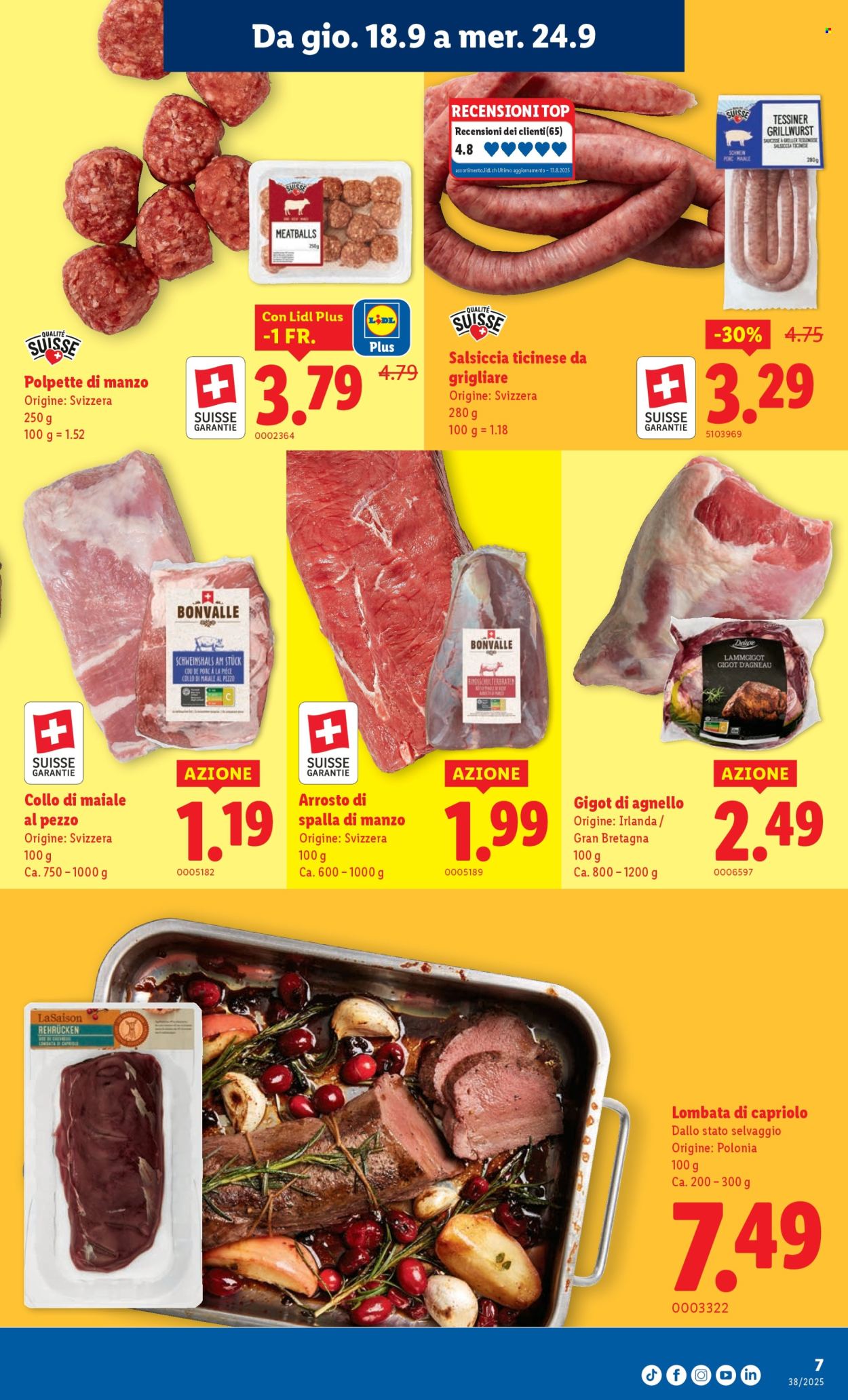 Volantino Lidl - 18.9.2025 - 24.9.2025. Pagina 7. Pagina 7