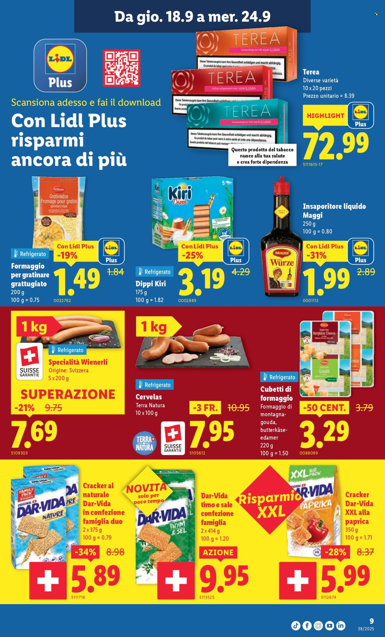 Volantino Lidl - 18.9.2025 - 24.9.2025. Pagina 9. Pagina 9