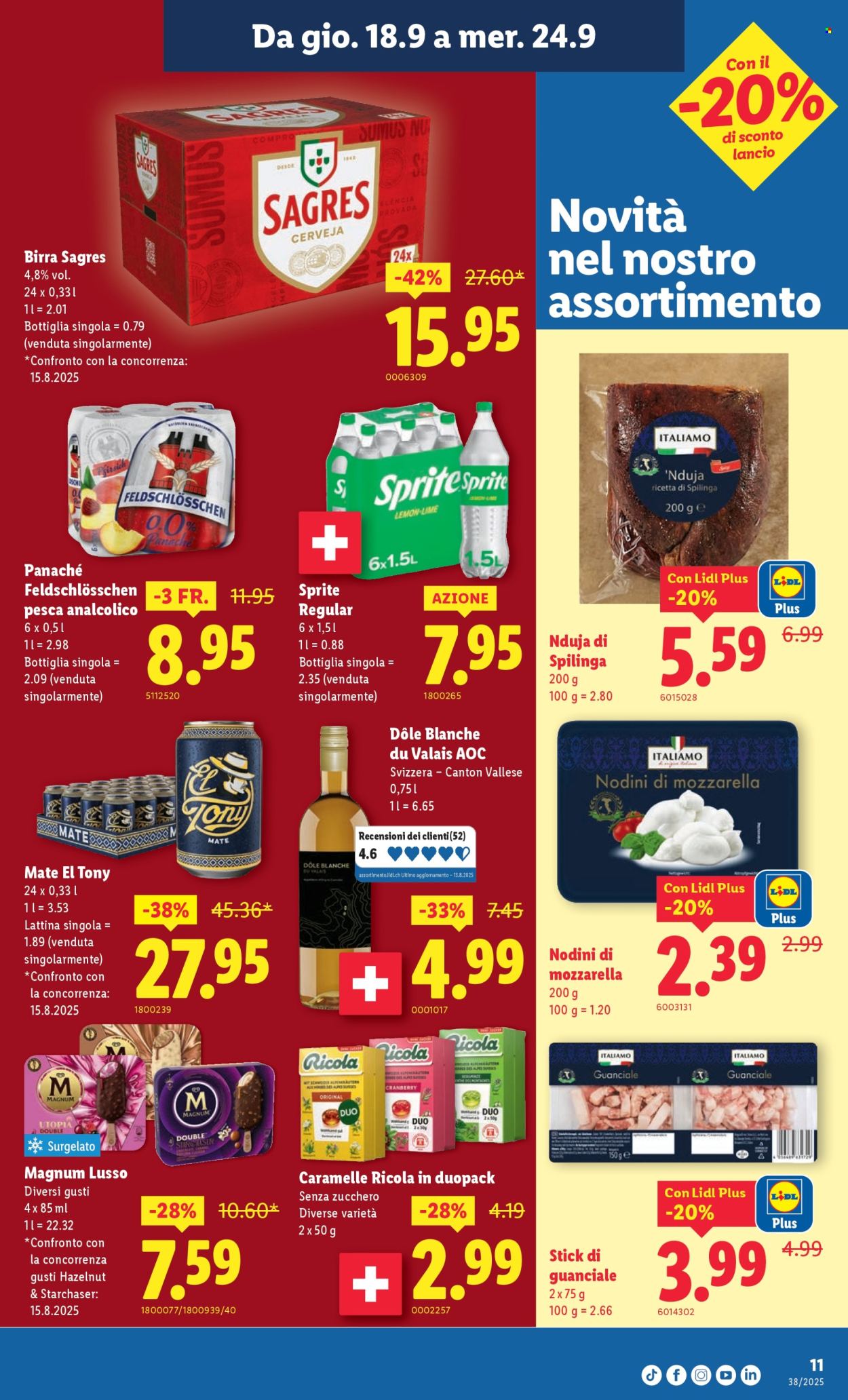 Volantino Lidl - 18.9.2025 - 24.9.2025. Pagina 11. Pagina 11