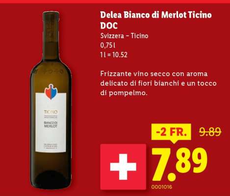 Delea Bianco di Merlot Ticino DOC
