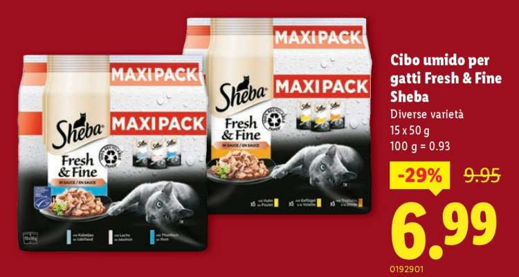Cibo umido per gatti Fresh & Fine Sheba