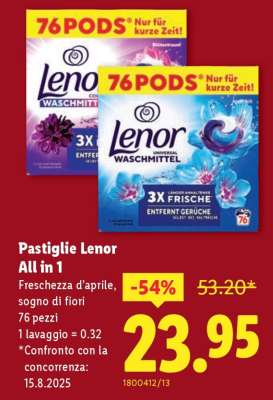 Pastiglie Lenor All in 1