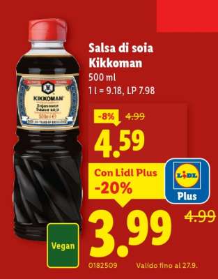 Salsa di soia Kikkoman