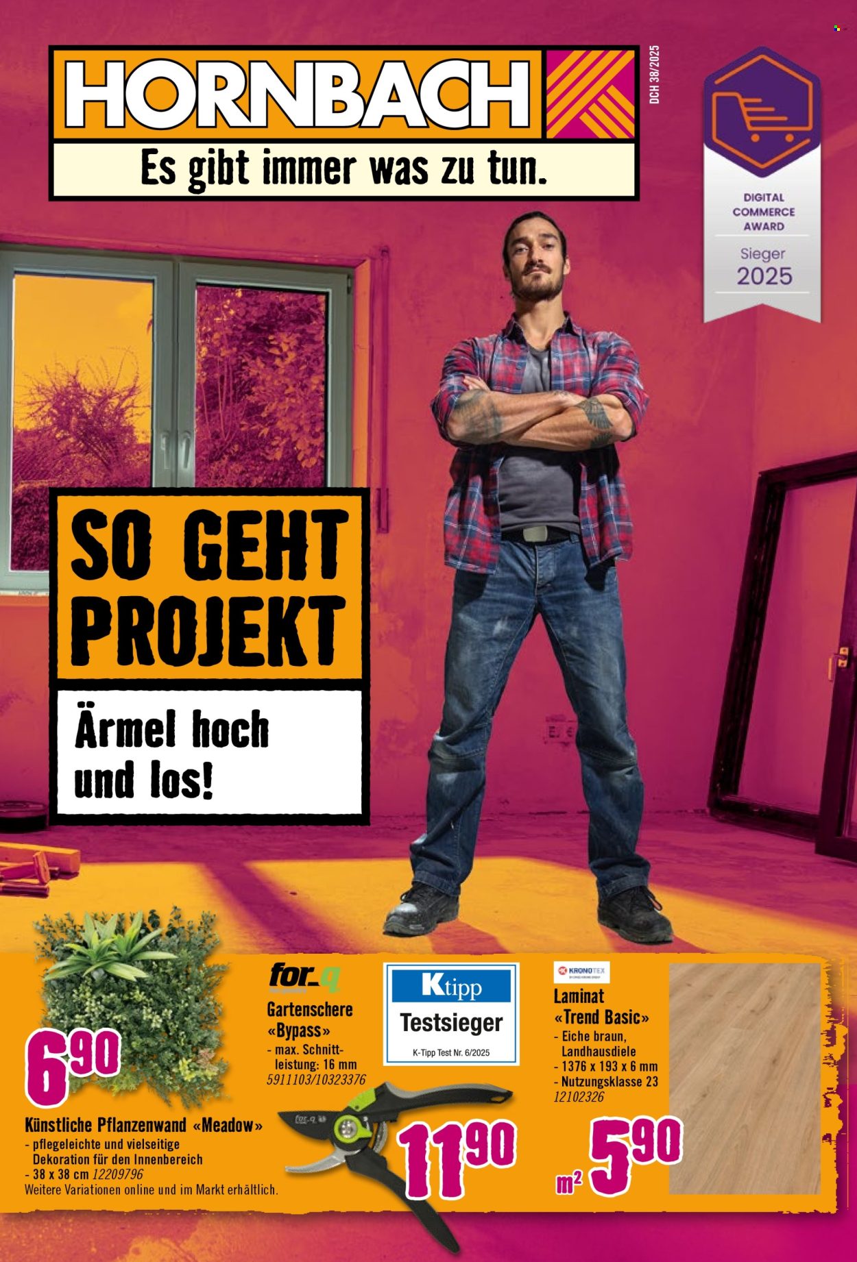 Volantino Hornbach - 16.9.2025 - 13.10.2025. Pagina 1. Pagina 1