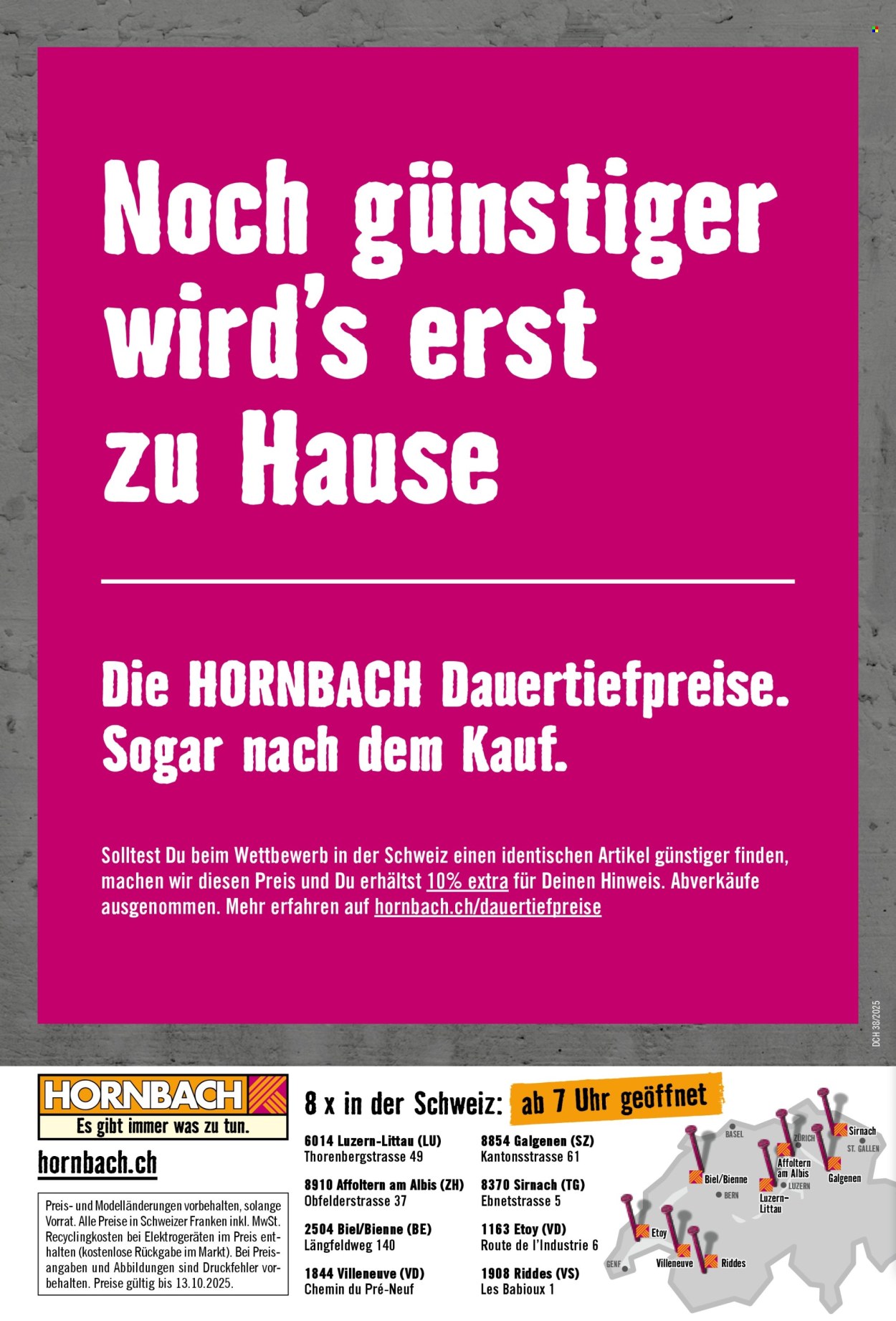 Volantino Hornbach - 16.9.2025 - 13.10.2025. Pagina 16. Pagina 16