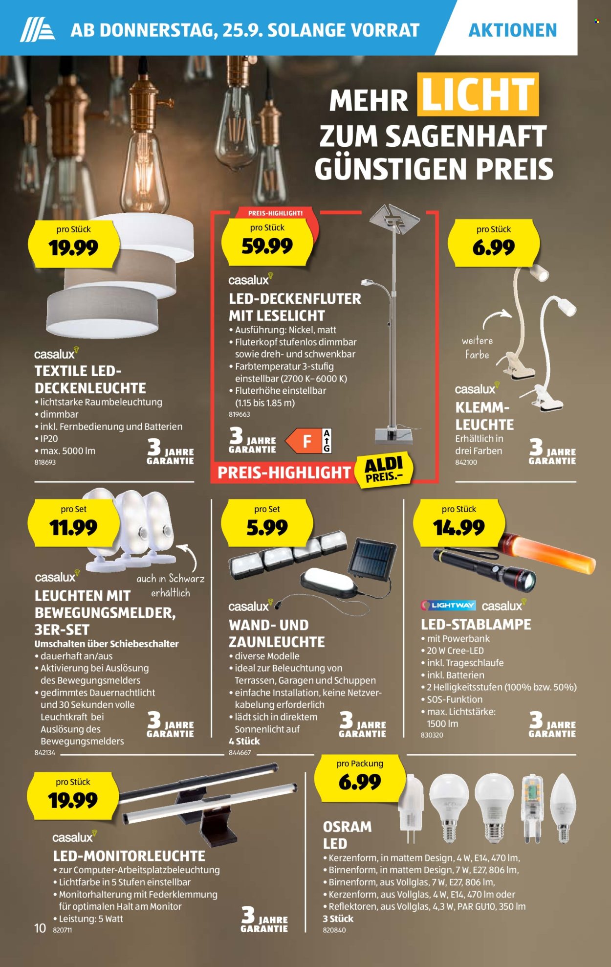 Volantino Aldi - 25.9.2025 - 1.10.2025. Pagina 10. Pagina 10