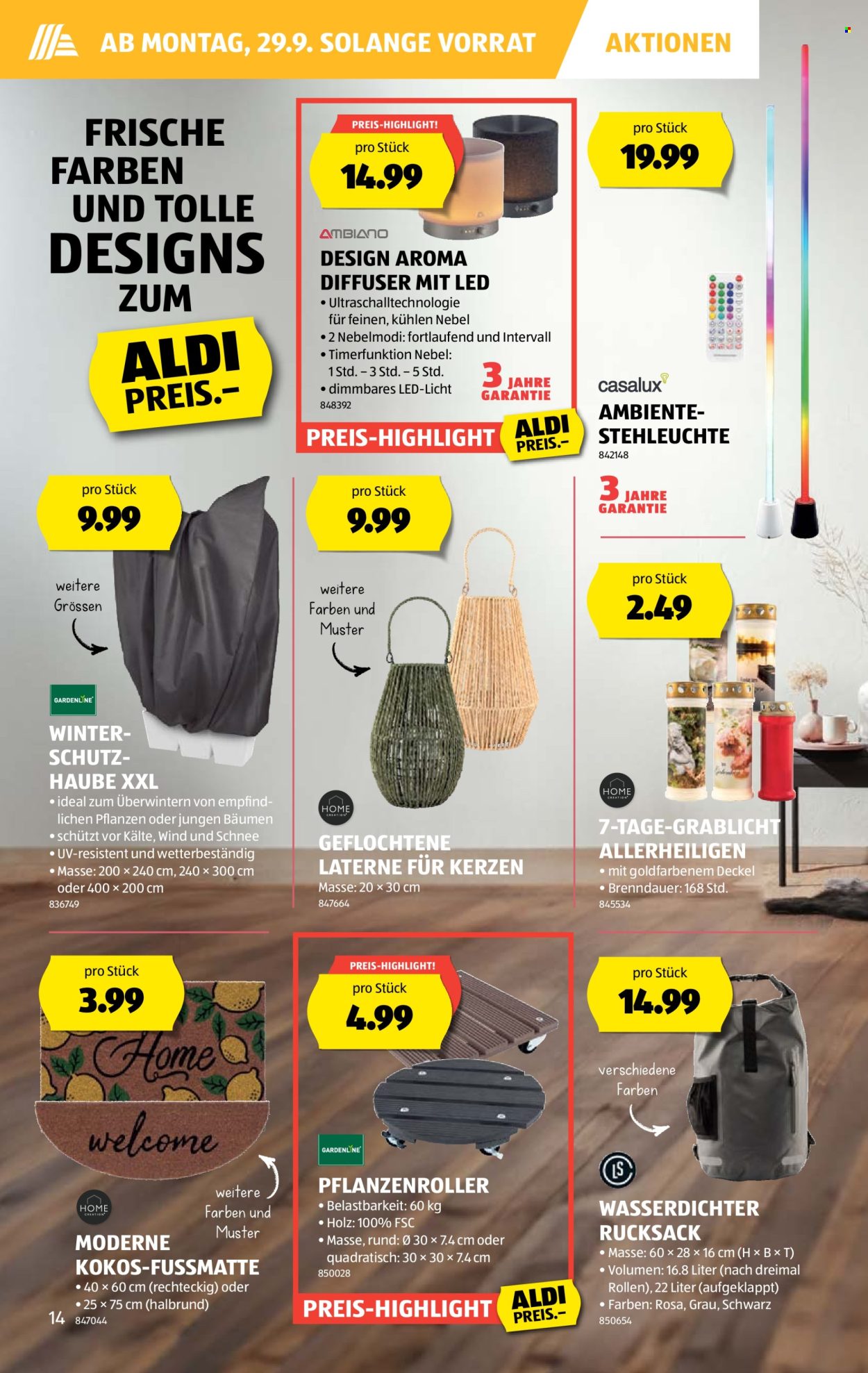 Volantino Aldi - 25.9.2025 - 1.10.2025. Pagina 14. Pagina 14