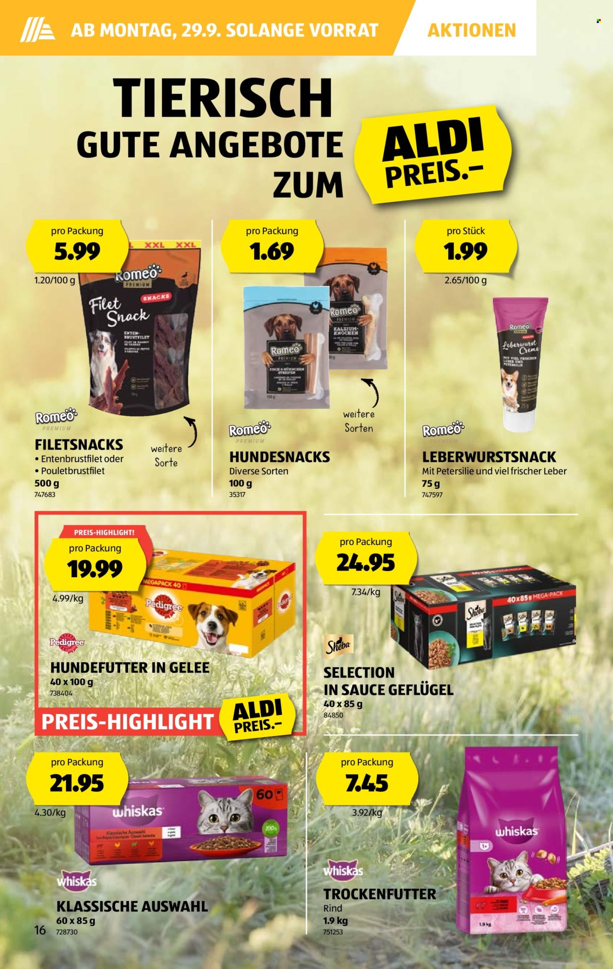 Volantino Aldi - 25.9.2025 - 1.10.2025. Pagina 16. Pagina 16