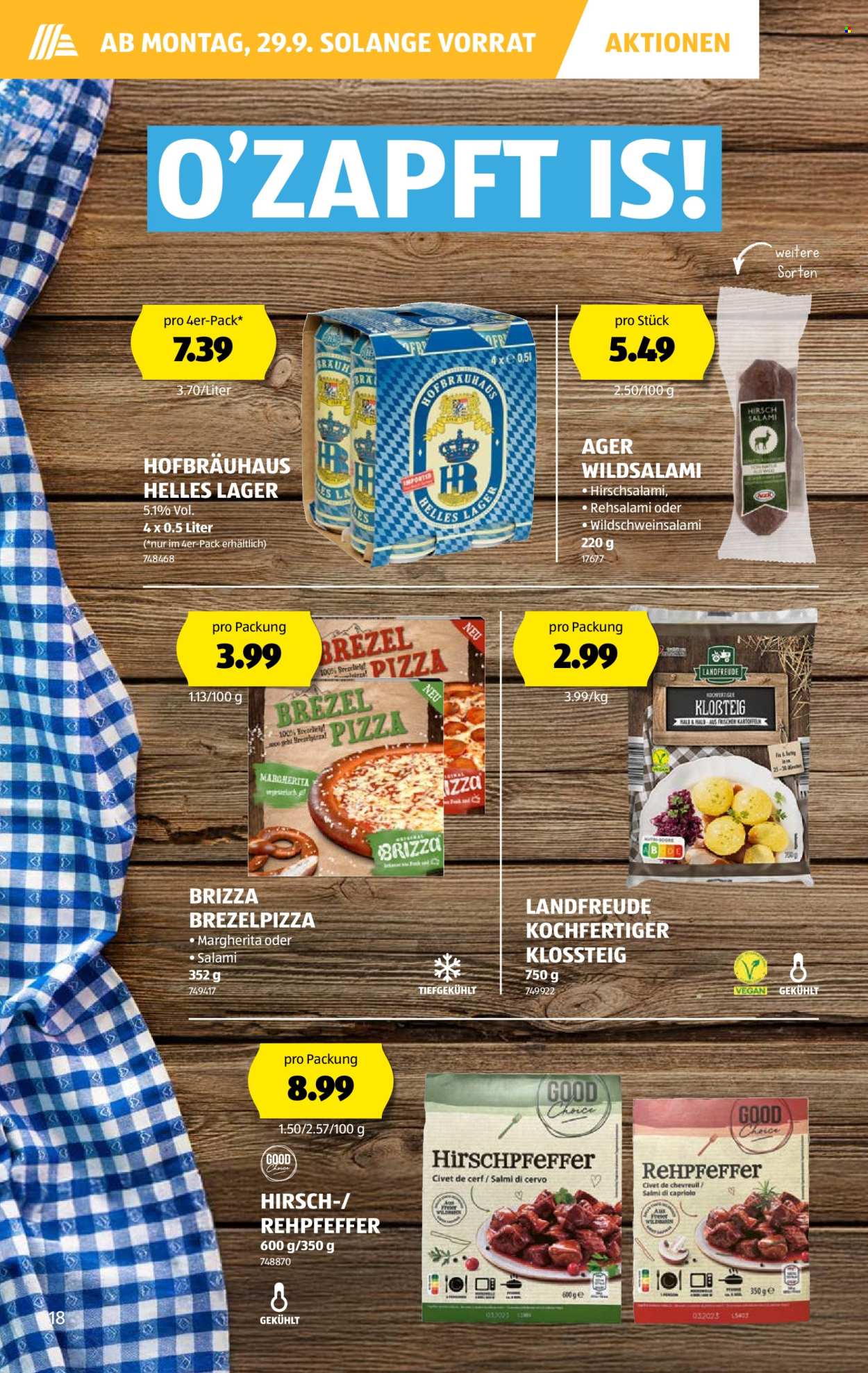 Volantino Aldi - 25.9.2025 - 1.10.2025. Pagina 18. Pagina 18