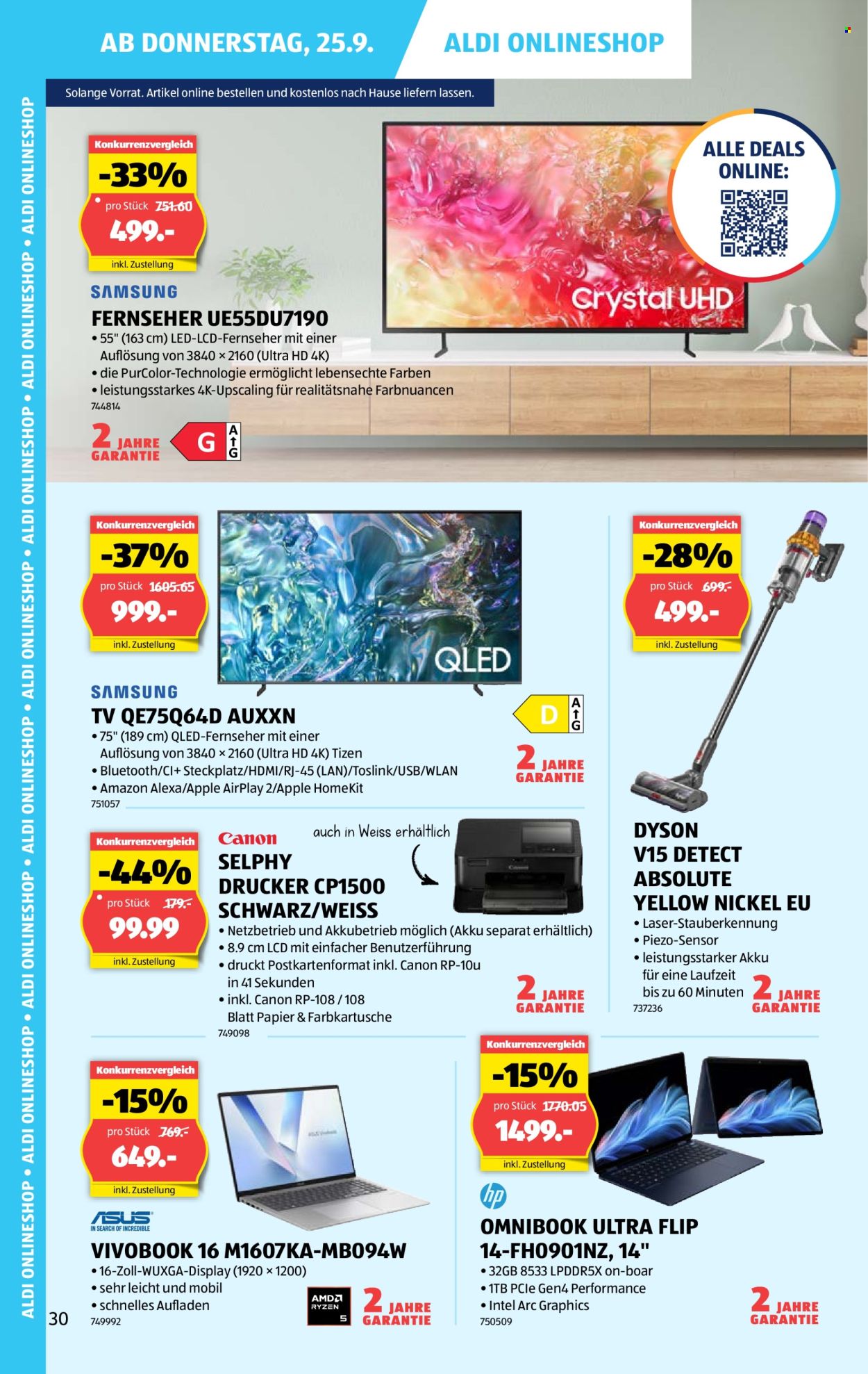 Volantino Aldi - 25.9.2025 - 1.10.2025. Pagina 30. Pagina 30