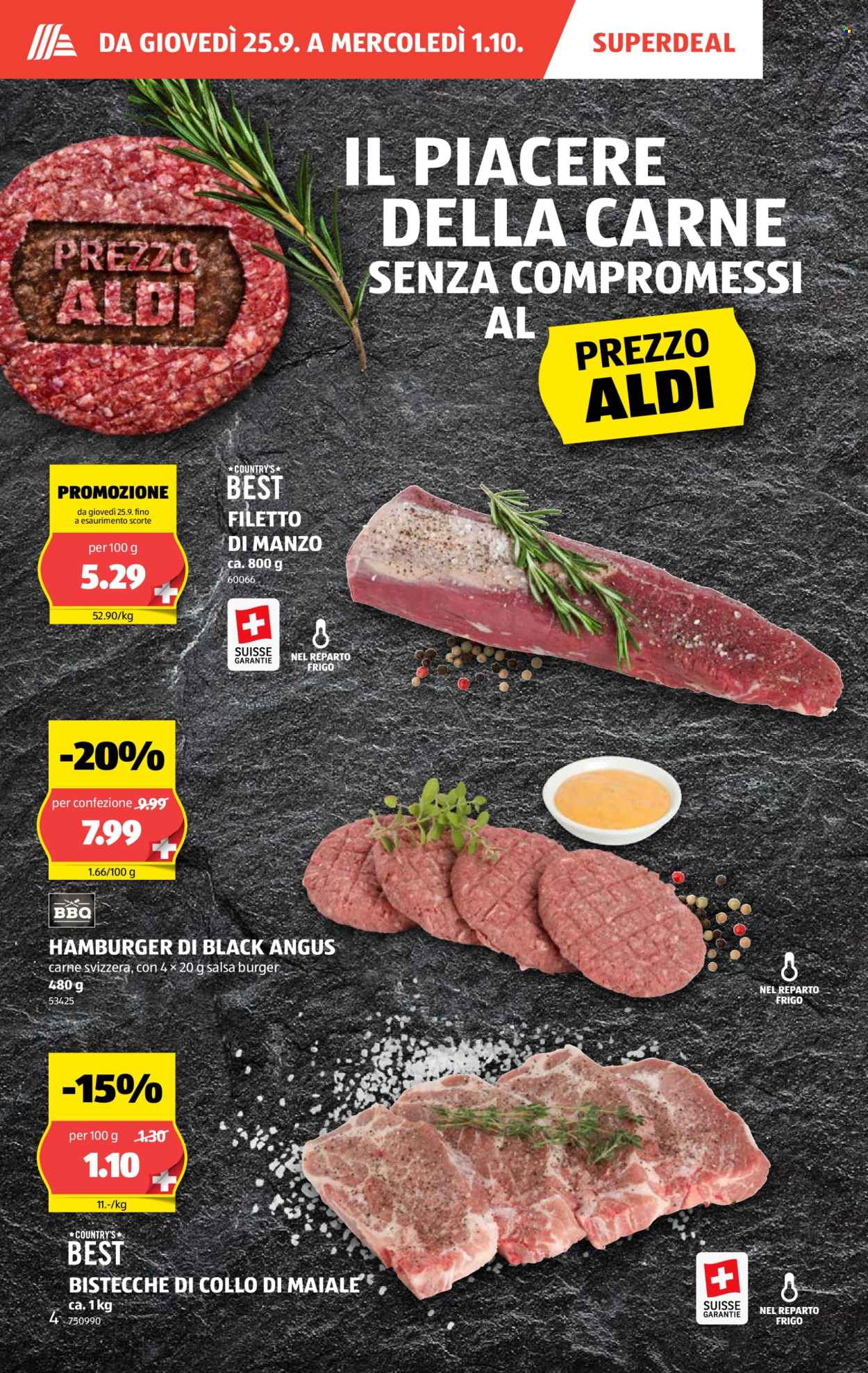 Volantino Aldi - 25.9.2025 - 1.10.2025. Pagina 4. Pagina 4