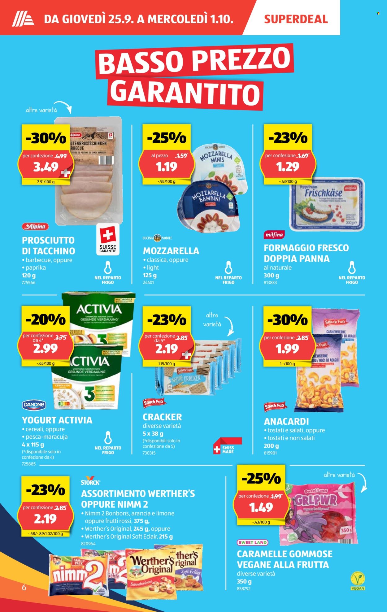 Volantino Aldi - 25.9.2025 - 1.10.2025. Pagina 6. Pagina 6