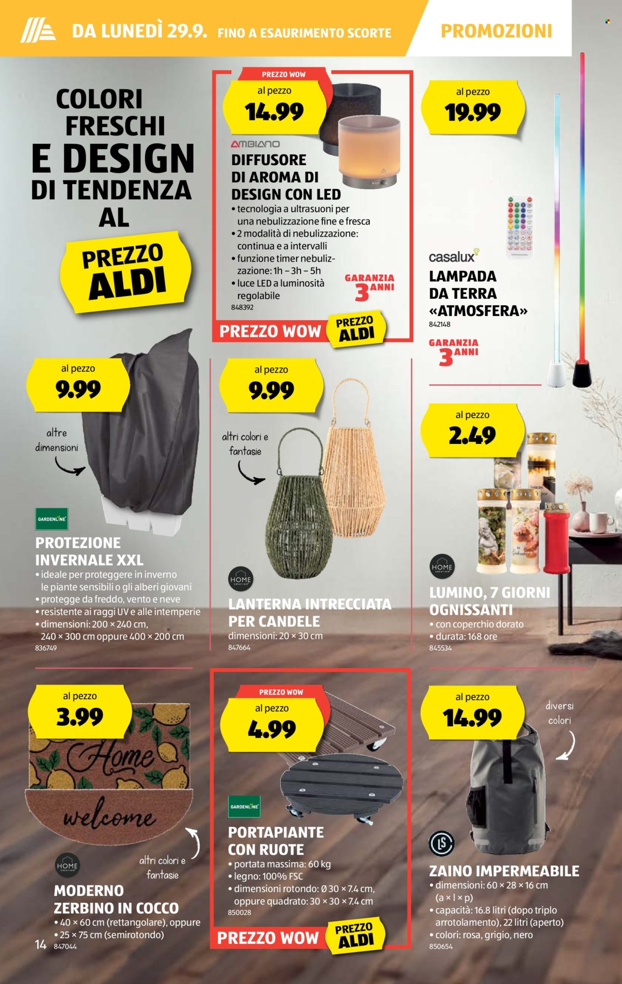 Volantino Aldi - 25.9.2025 - 1.10.2025. Pagina 14. Pagina 14