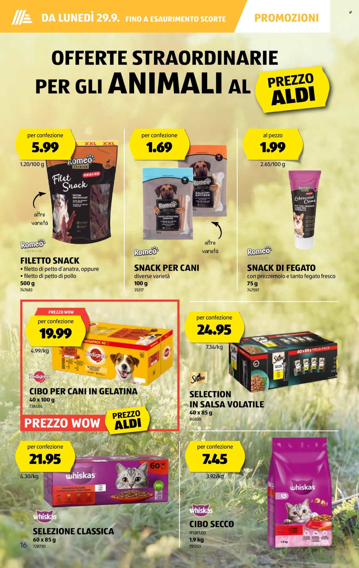 Volantino Aldi - 25.9.2025 - 1.10.2025. Pagina 16. Pagina 16