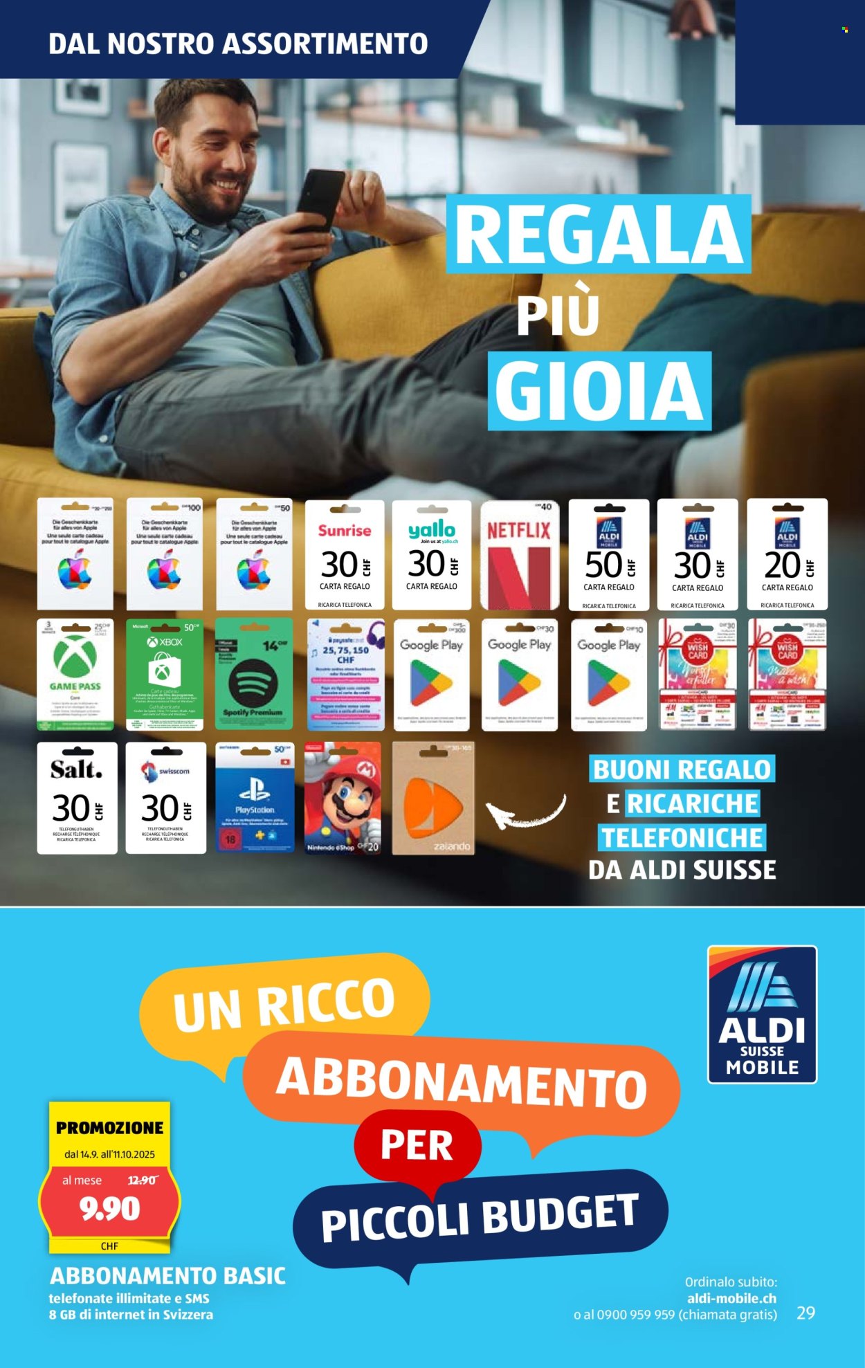 Volantino Aldi - 25.9.2025 - 1.10.2025. Pagina 29. Pagina 29