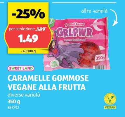 CARAMELLE GOMMOSE VEGANE ALLA FRUTTA