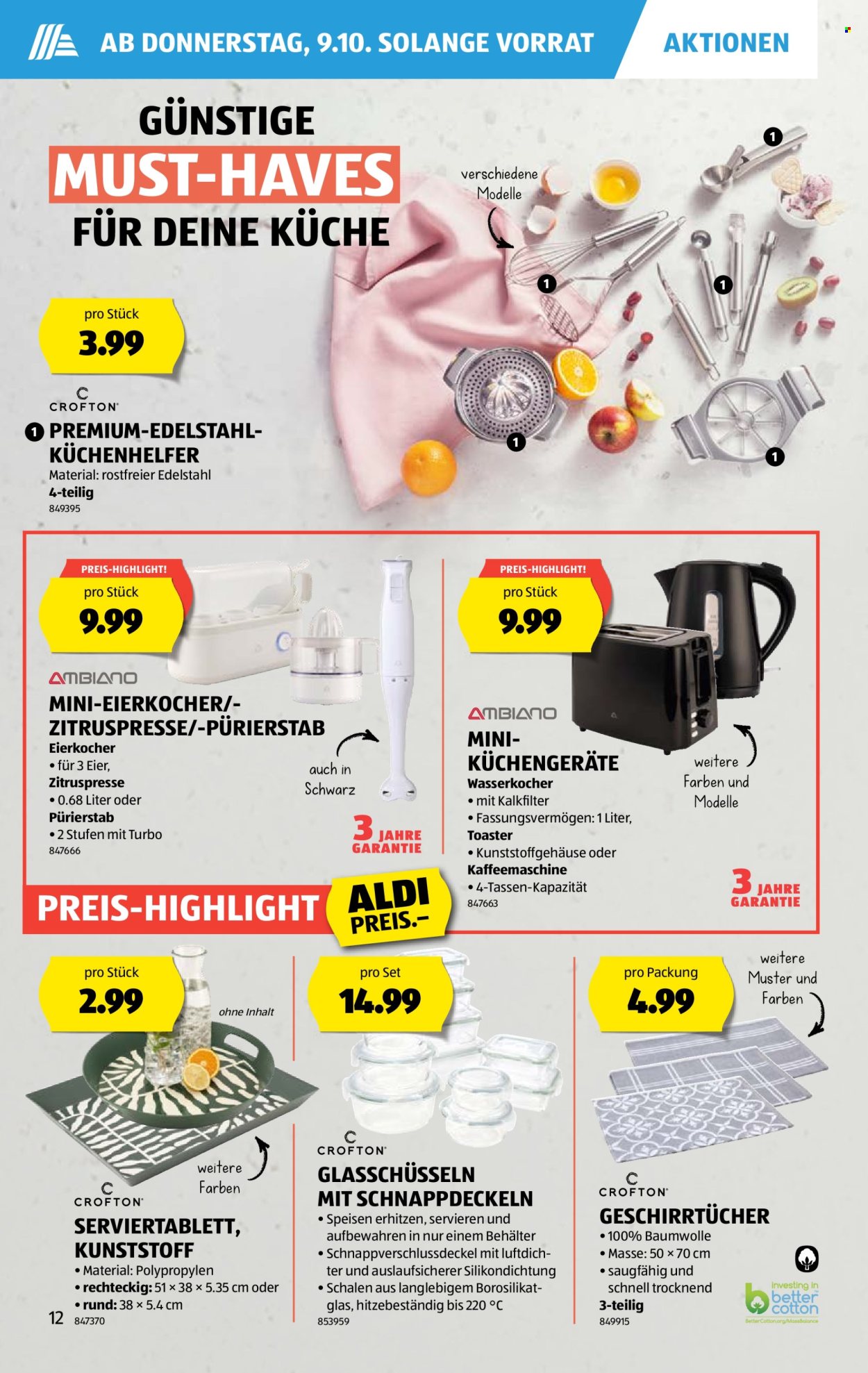 Volantino Aldi - 9.10.2025 - 15.10.2025. Pagina 12. Pagina 12
