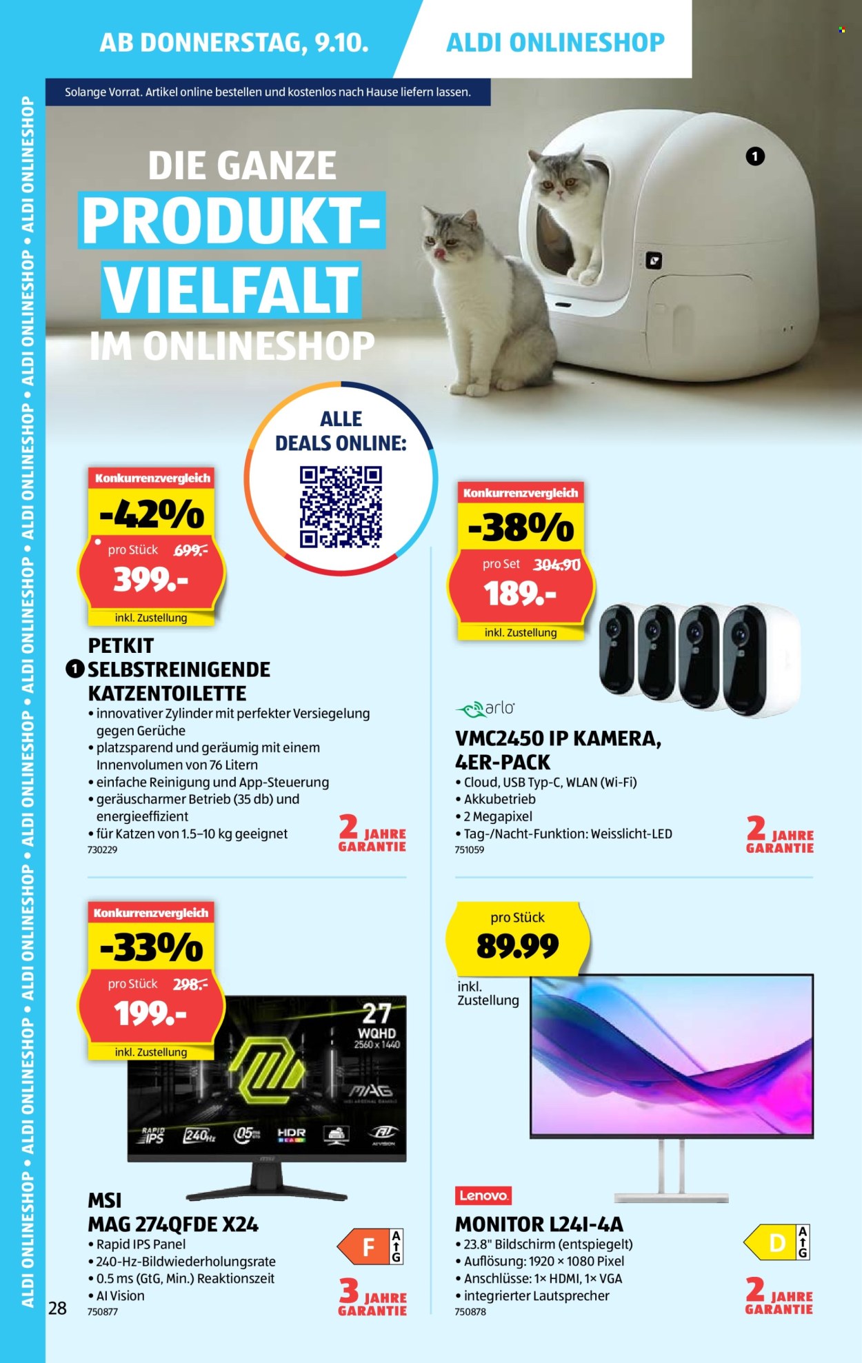 Volantino Aldi - 9.10.2025 - 15.10.2025. Pagina 28. Pagina 28