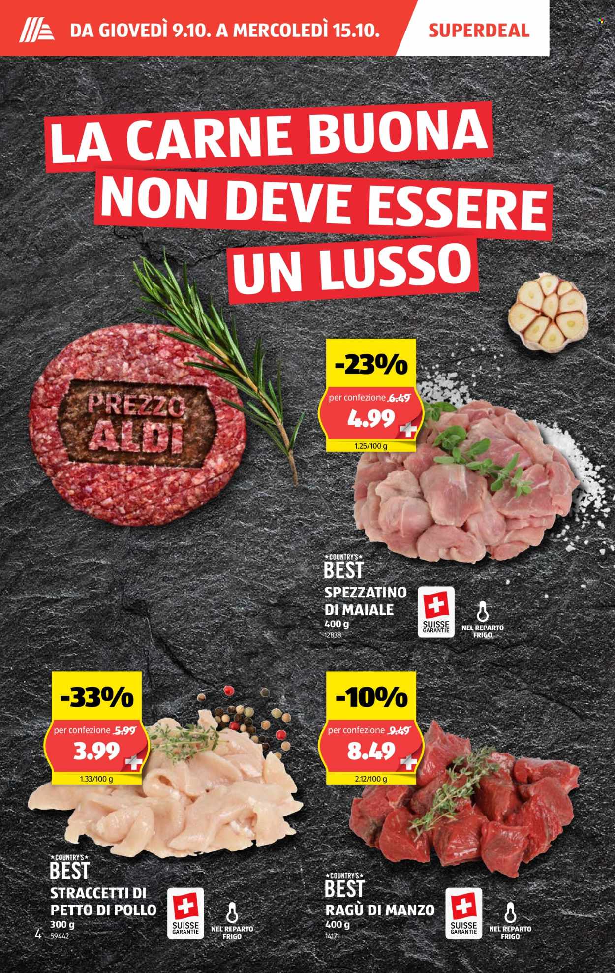 Volantino Aldi - 9.10.2025 - 15.10.2025. Pagina 4. Pagina 4