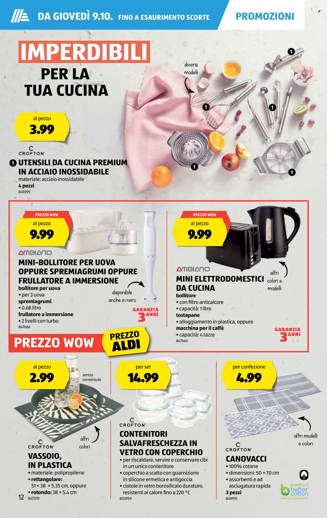 Volantino Aldi - 9.10.2025 - 15.10.2025. Pagina 12. Pagina 12