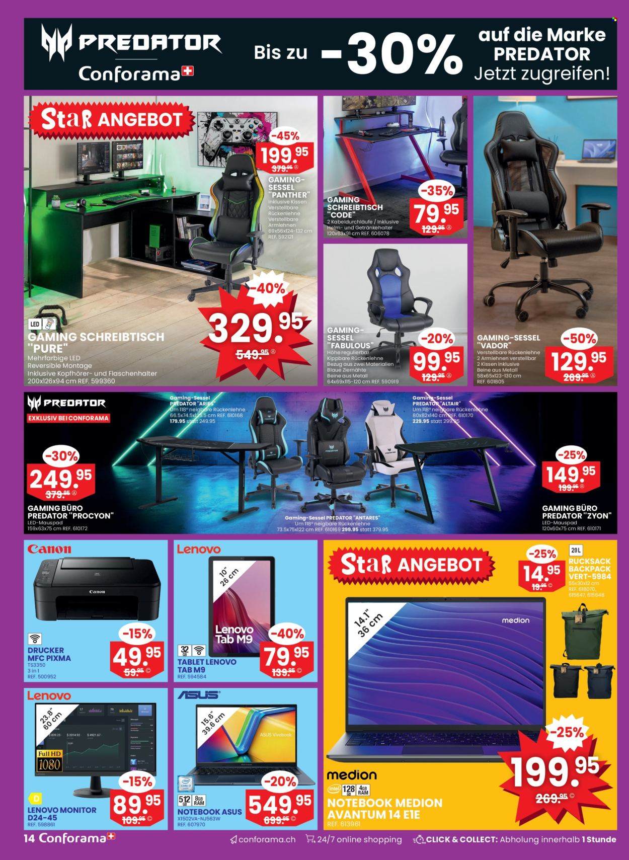 Volantino Conforama - 1.10.2025 - 14.10.2025. Pagina 14. Pagina 14