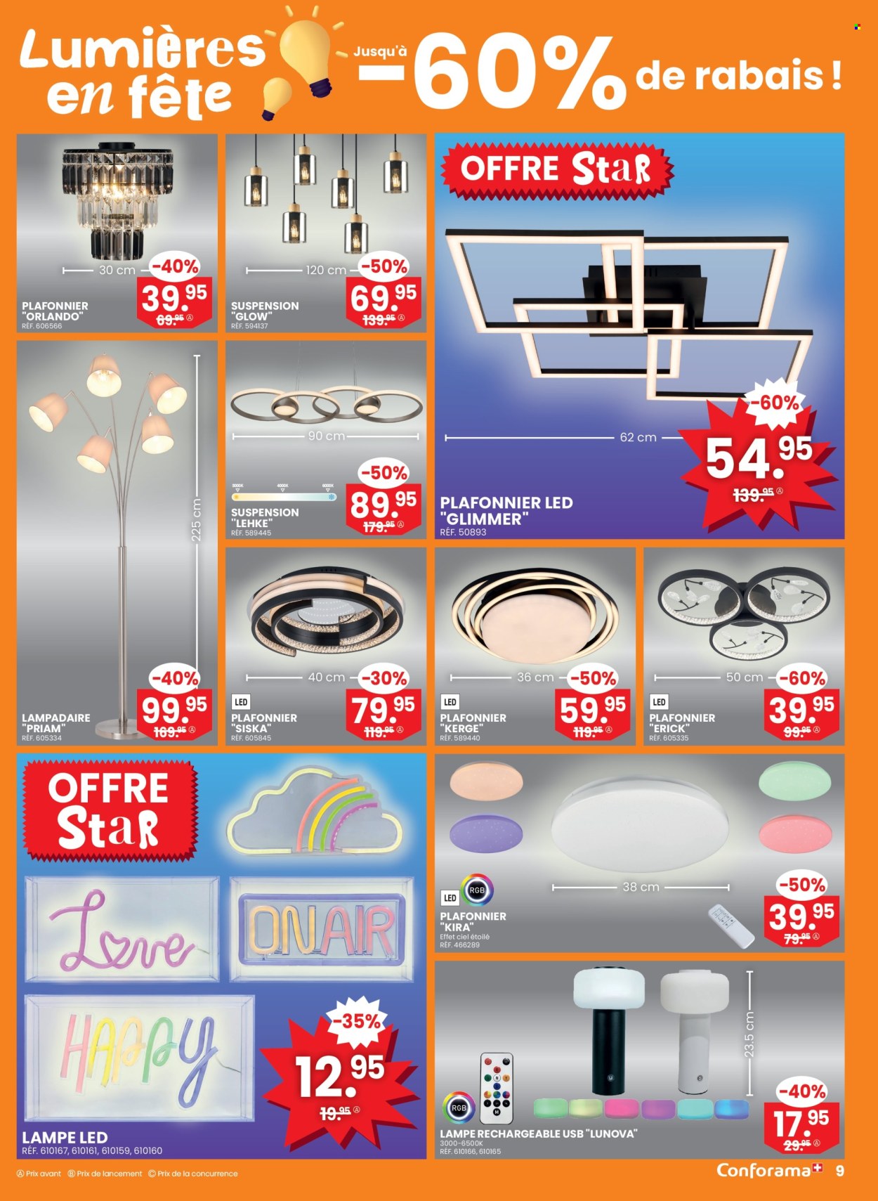 Volantino Conforama - 1.10.2025 - 14.10.2025. Pagina 9. Pagina 9