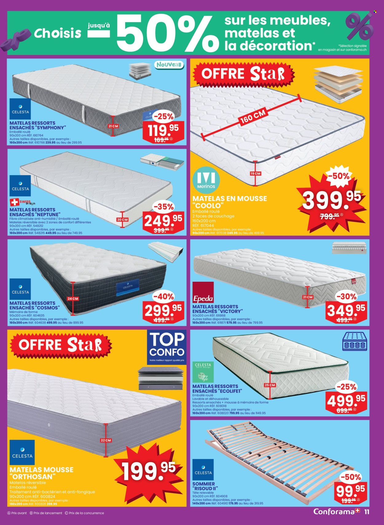 Volantino Conforama - 1.10.2025 - 14.10.2025. Pagina 11. Pagina 11