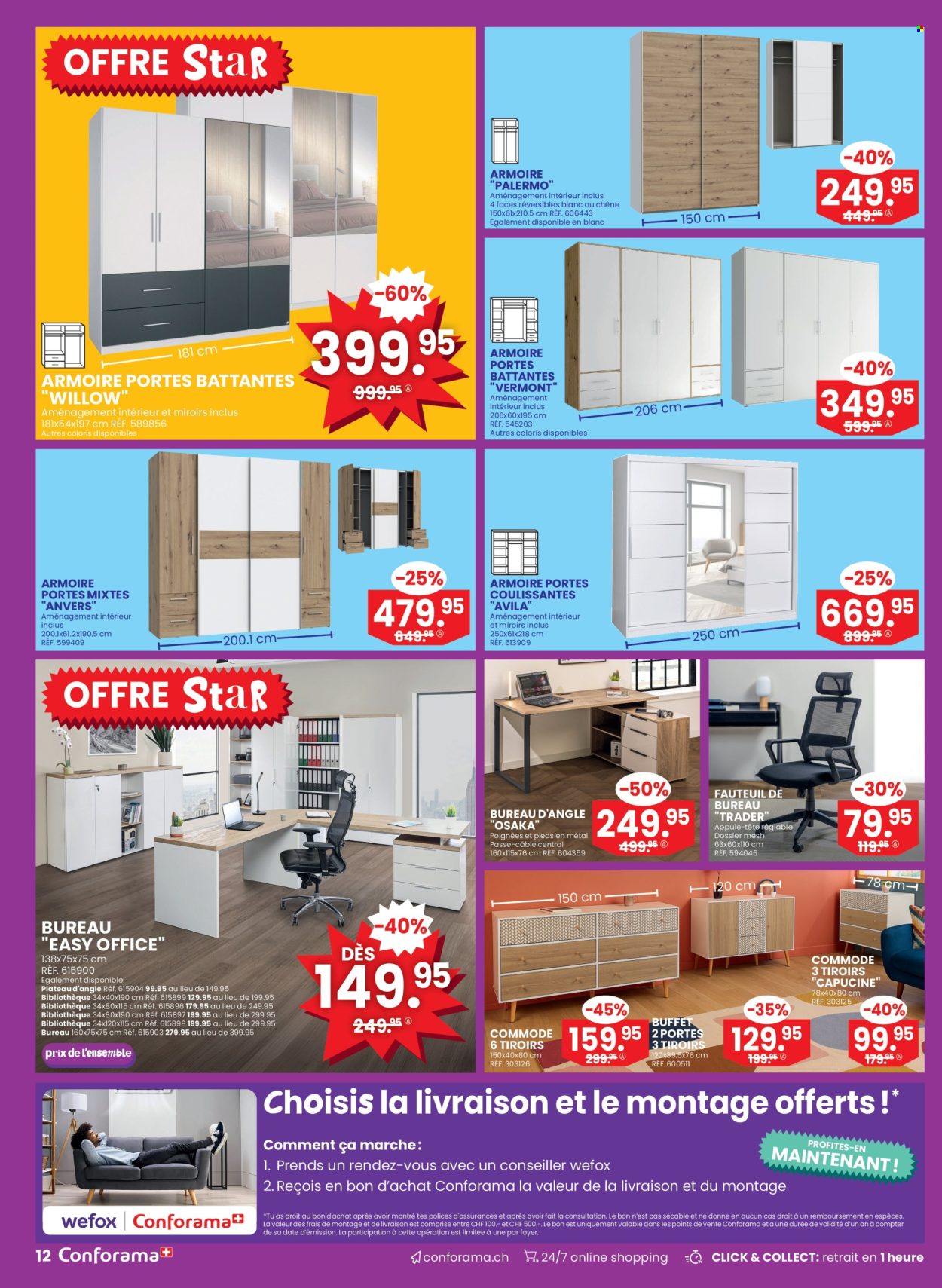 Volantino Conforama - 1.10.2025 - 14.10.2025. Pagina 12. Pagina 12