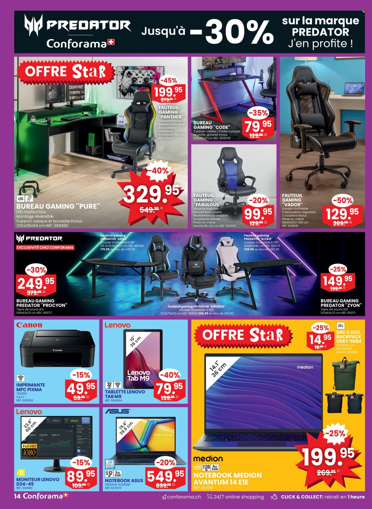Volantino Conforama - 1.10.2025 - 14.10.2025. Pagina 14. Pagina 14