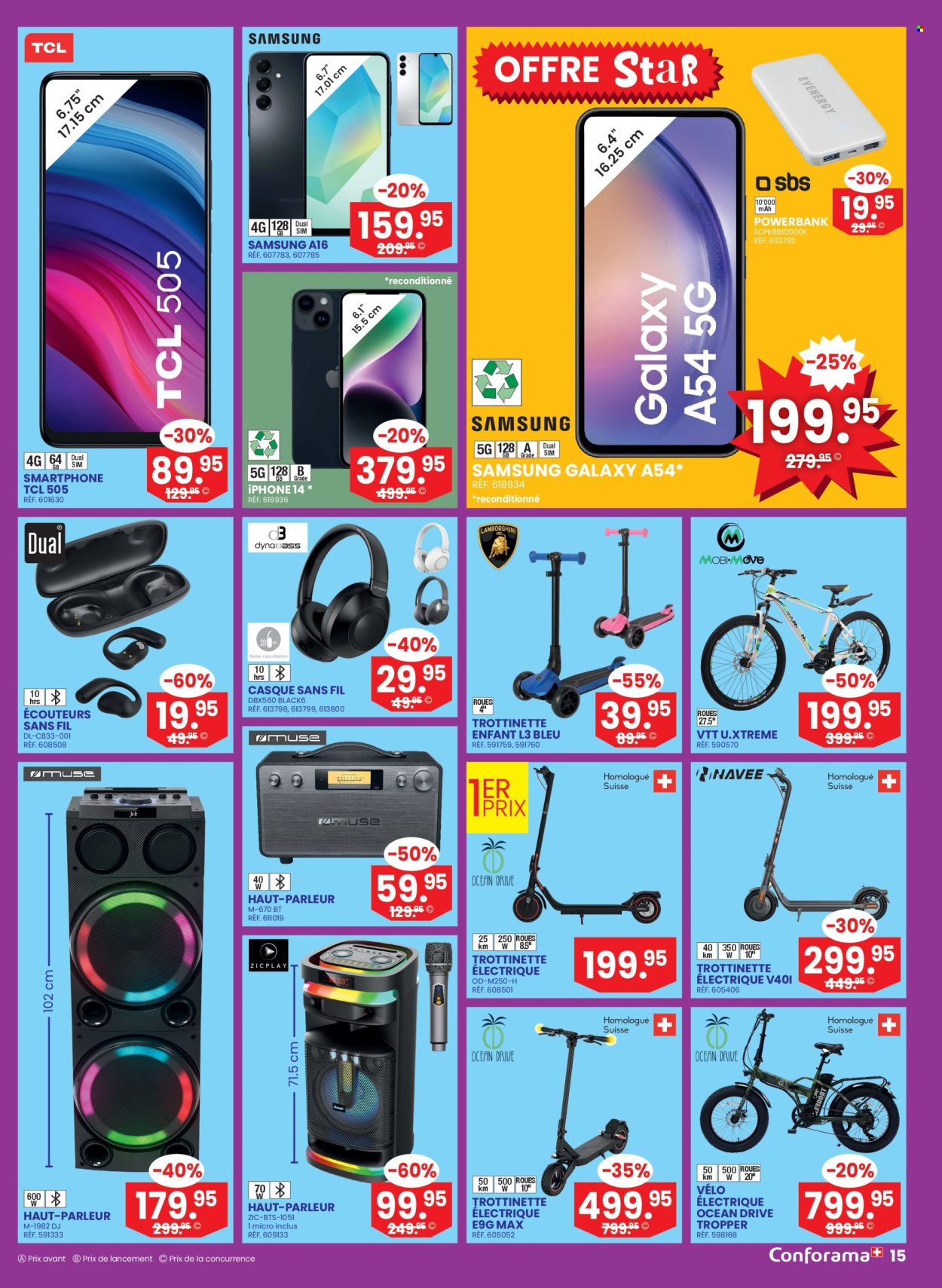 Volantino Conforama - 1.10.2025 - 14.10.2025. Pagina 15. Pagina 15