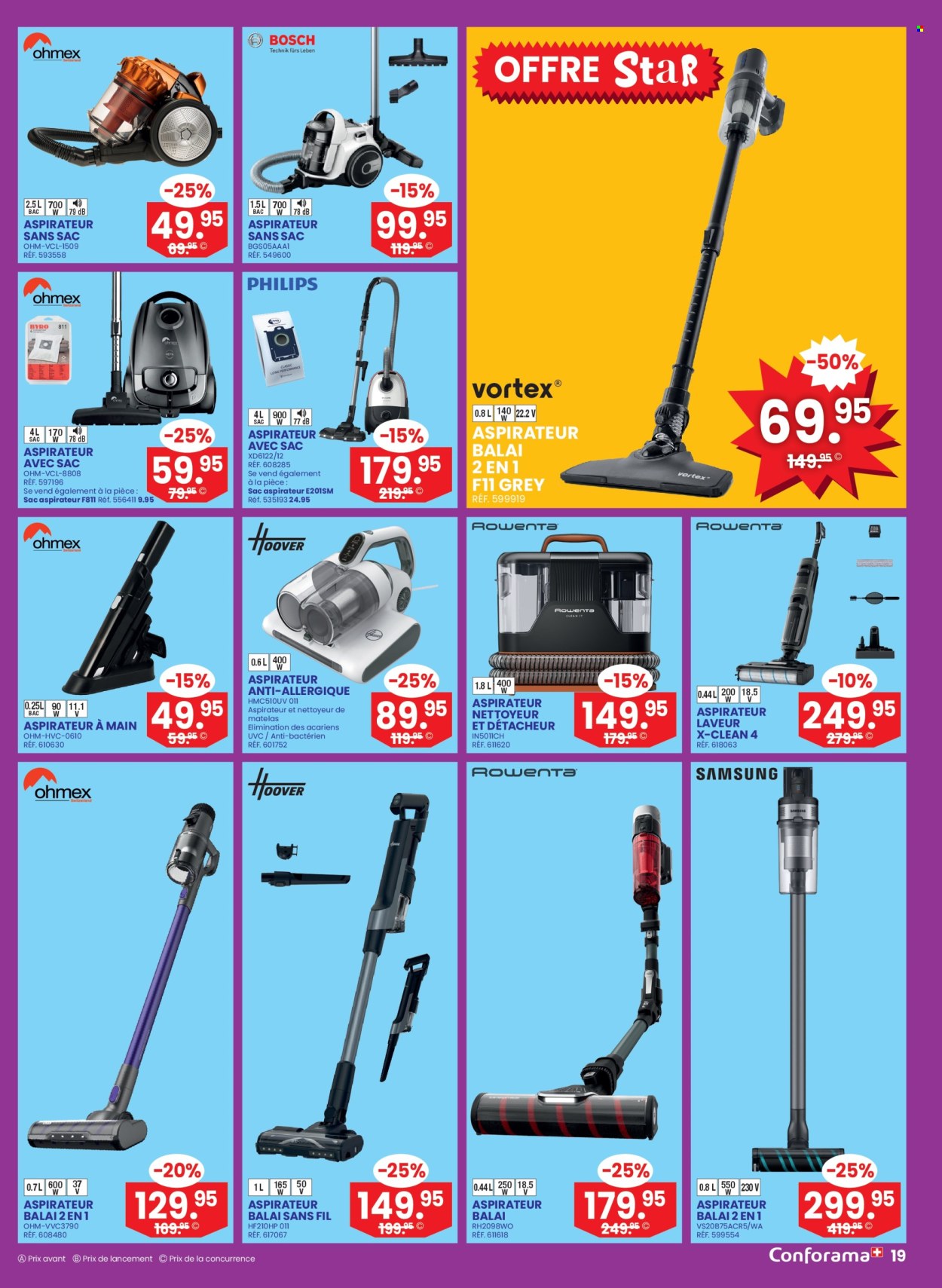 Volantino Conforama - 1.10.2025 - 14.10.2025. Pagina 19. Pagina 19