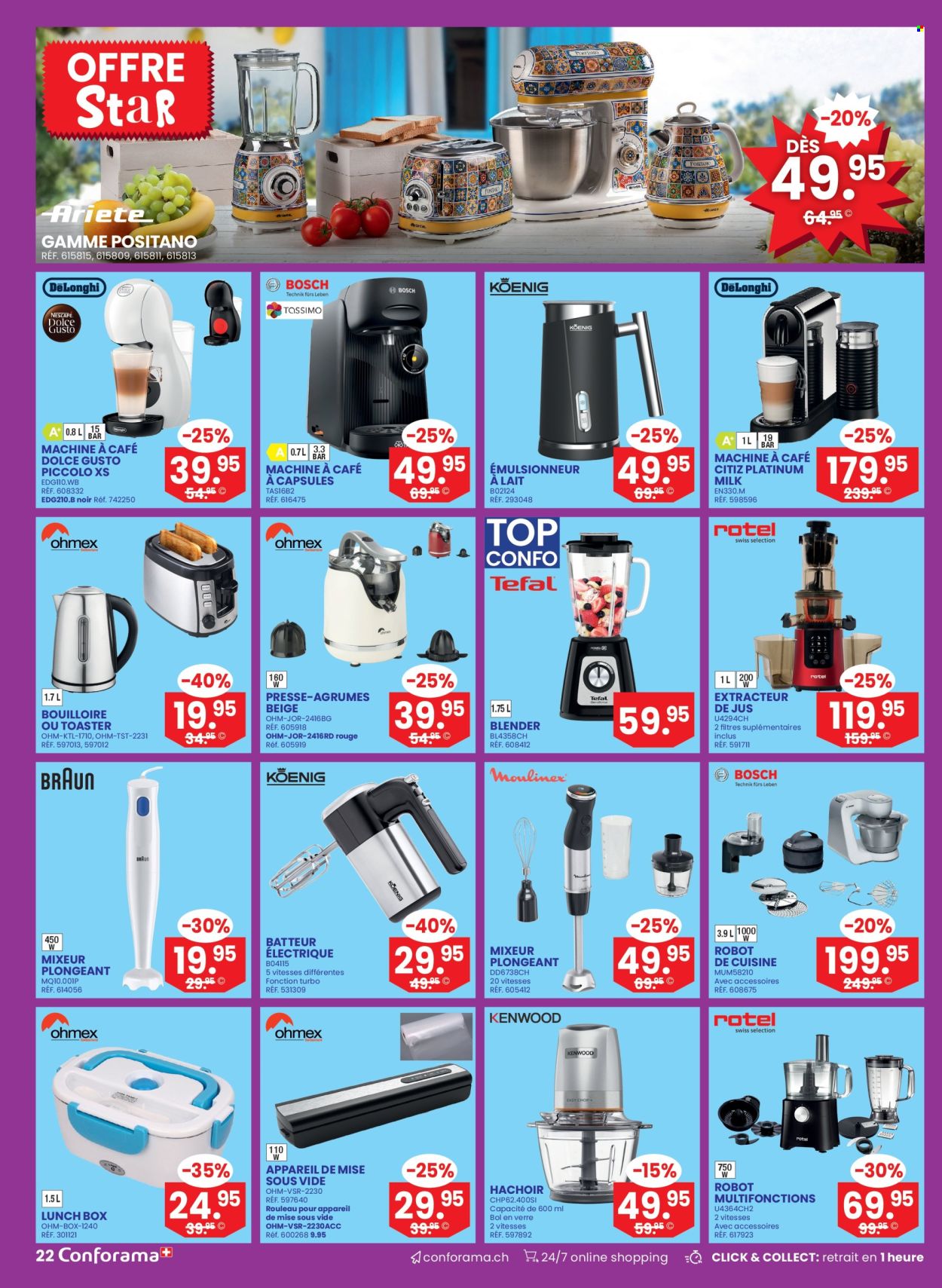 Volantino Conforama - 1.10.2025 - 14.10.2025. Pagina 22. Pagina 22