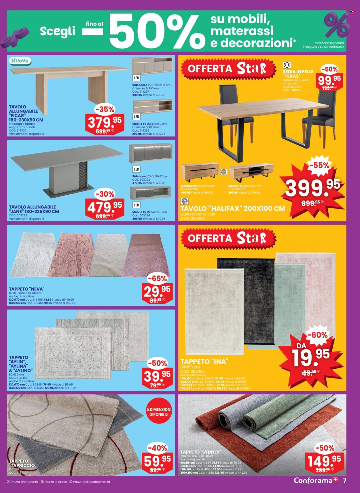 Volantino Conforama - 1.10.2025 - 14.10.2025. Pagina 7. Pagina 7